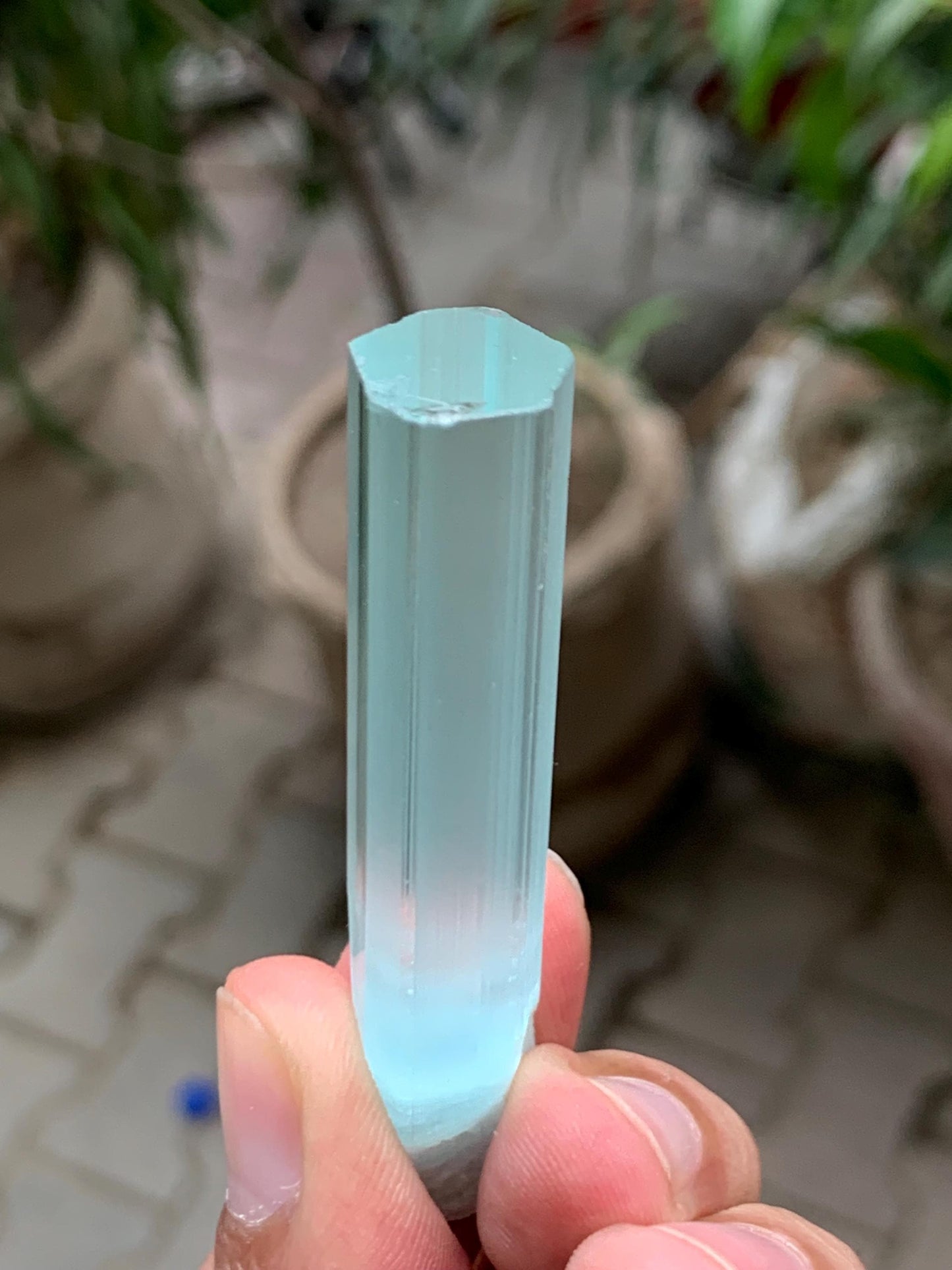 18 gram natural aquamarine crystal