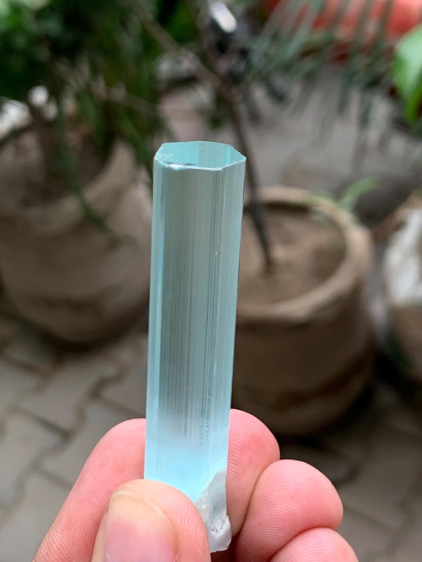 18 gram natural aquamarine crystal