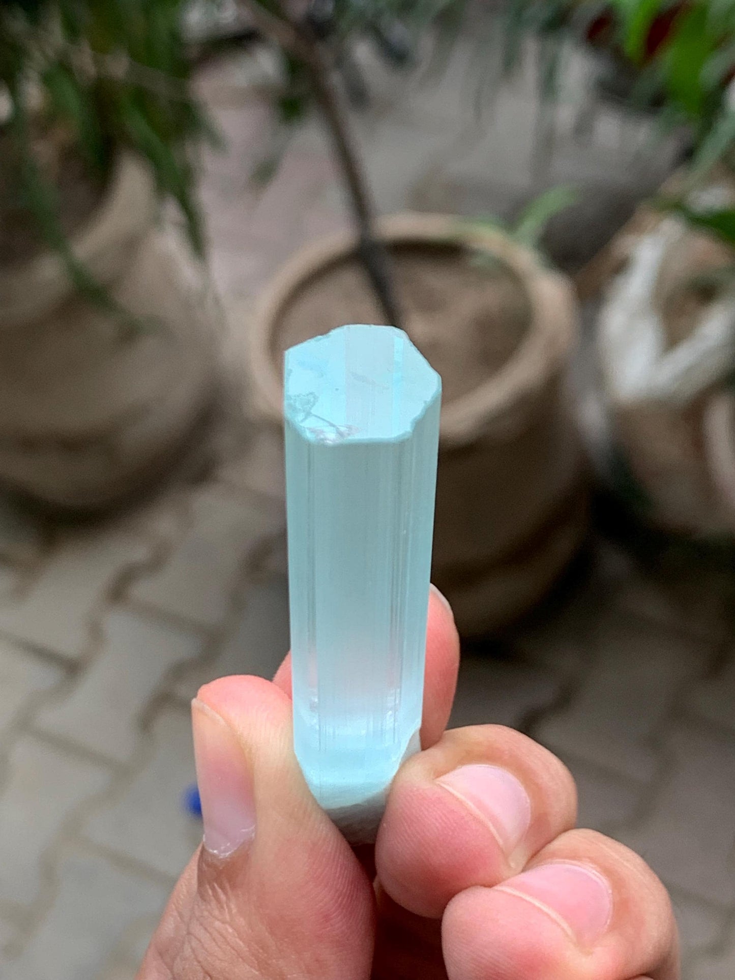 18 gram natural aquamarine crystal