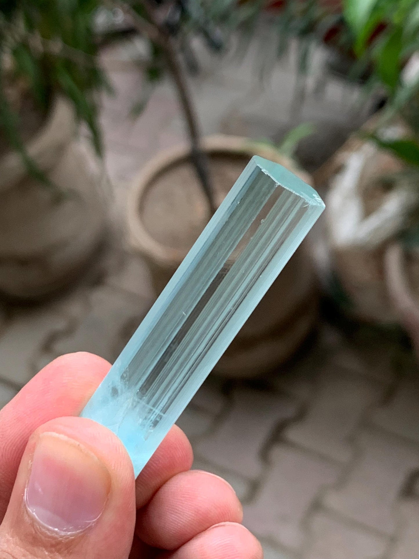 18 gram natural aquamarine crystal