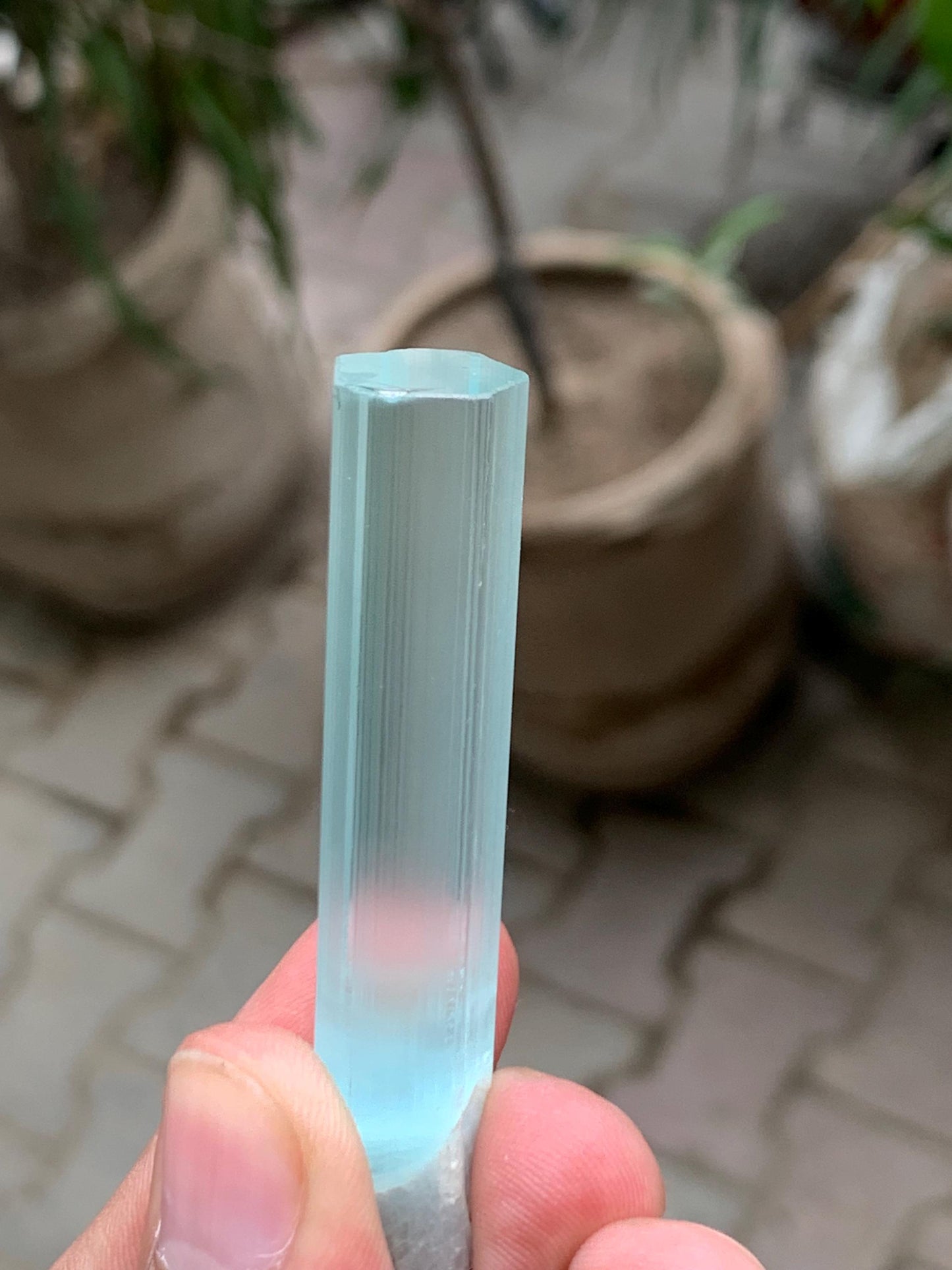 18 gram natural aquamarine crystal