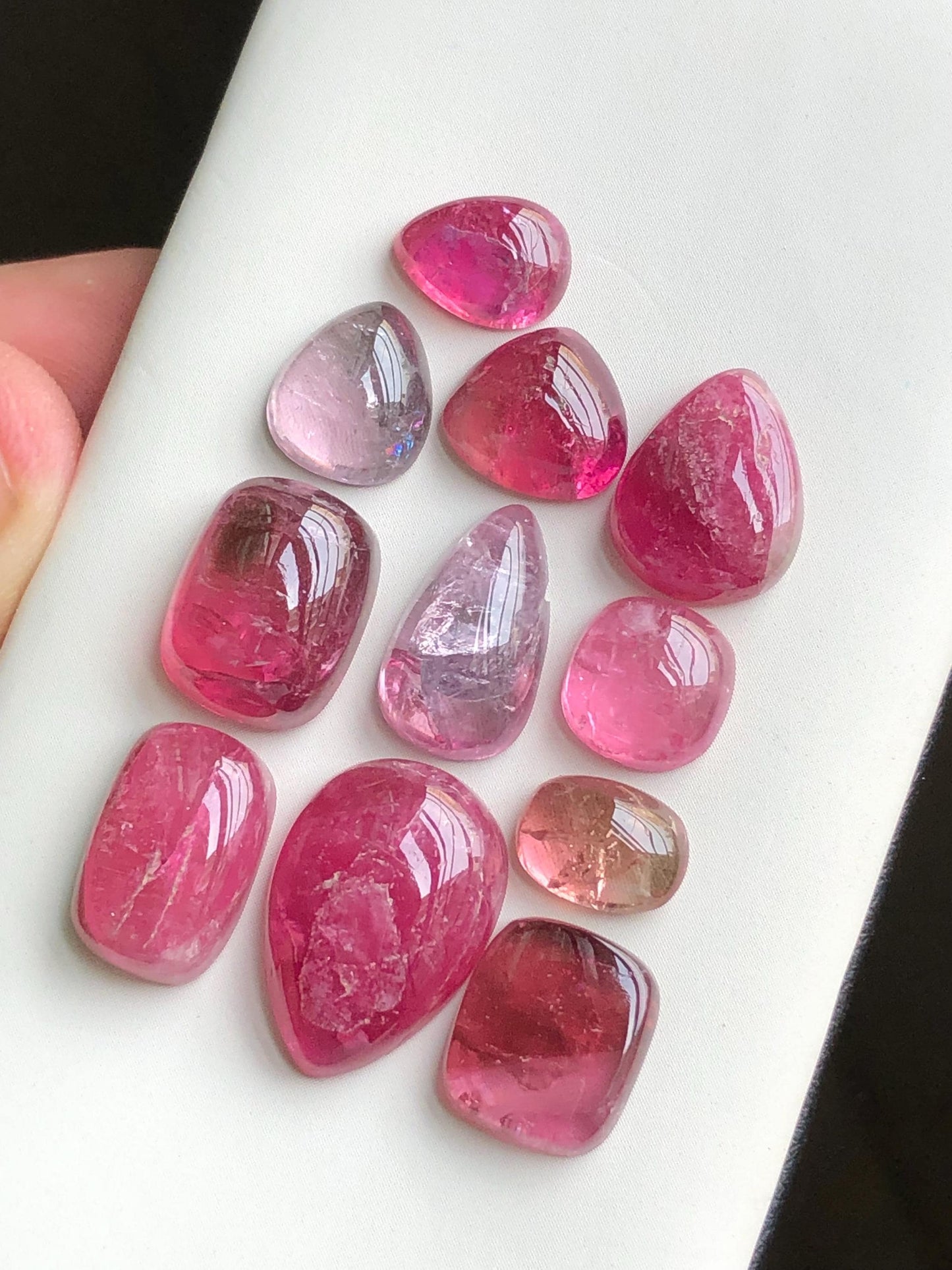 53.40 carats pink tourmaline cabochons lot origin Afghanistan kunar mines