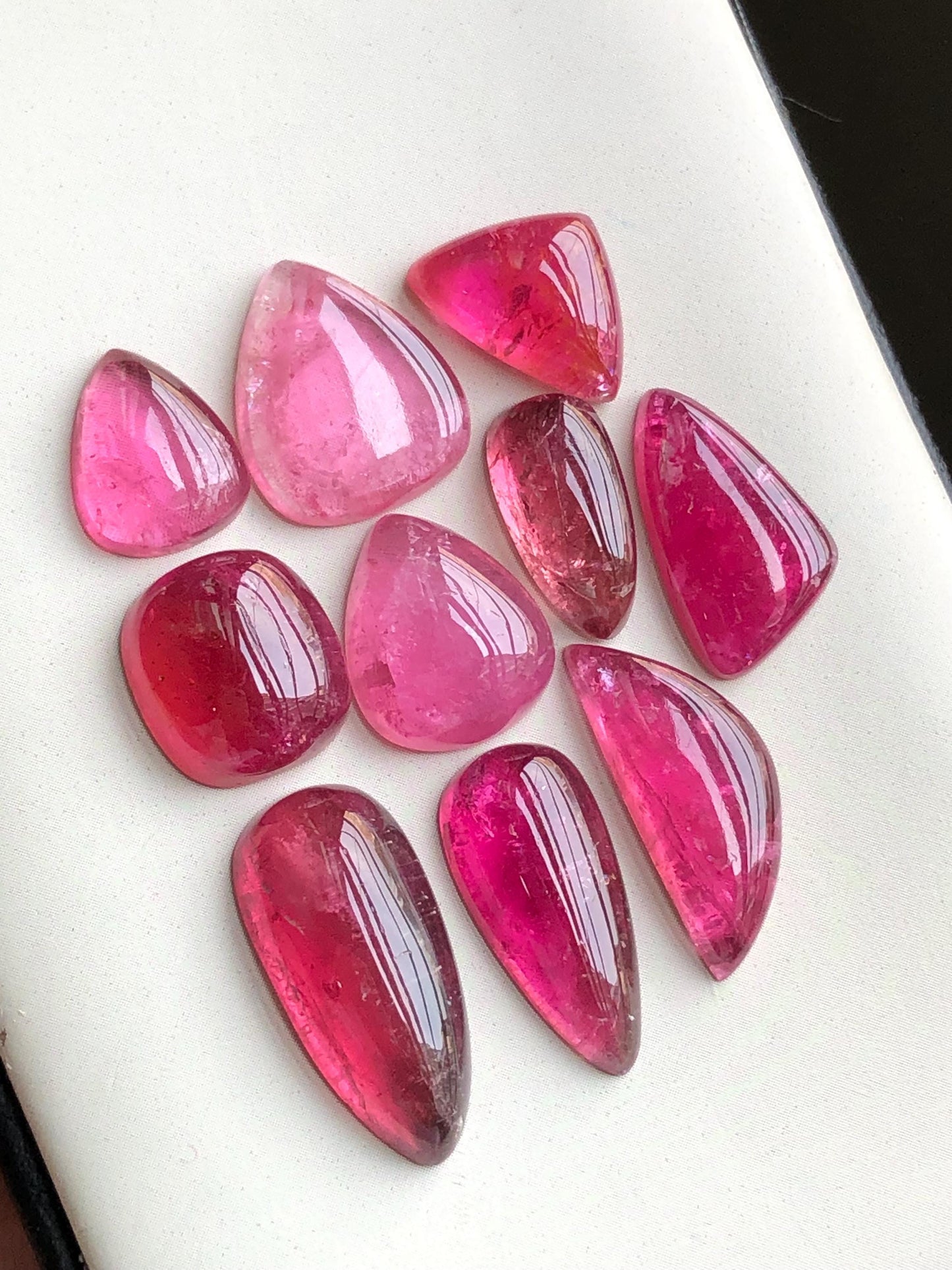 53.40 carats pink tourmaline cabochons lot origin Afghanistan kunar mines