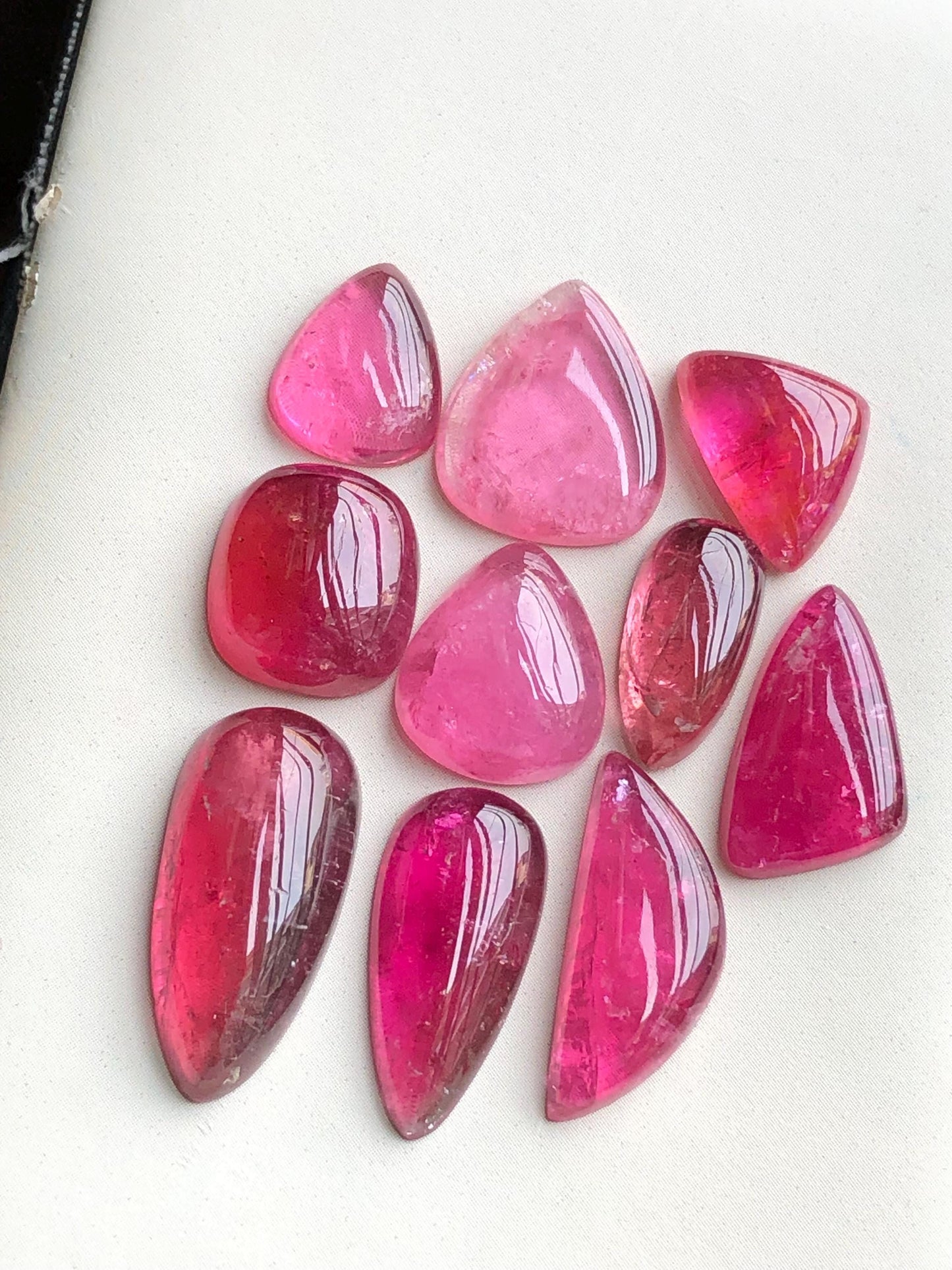 53.40 carats pink tourmaline cabochons lot origin Afghanistan kunar mines