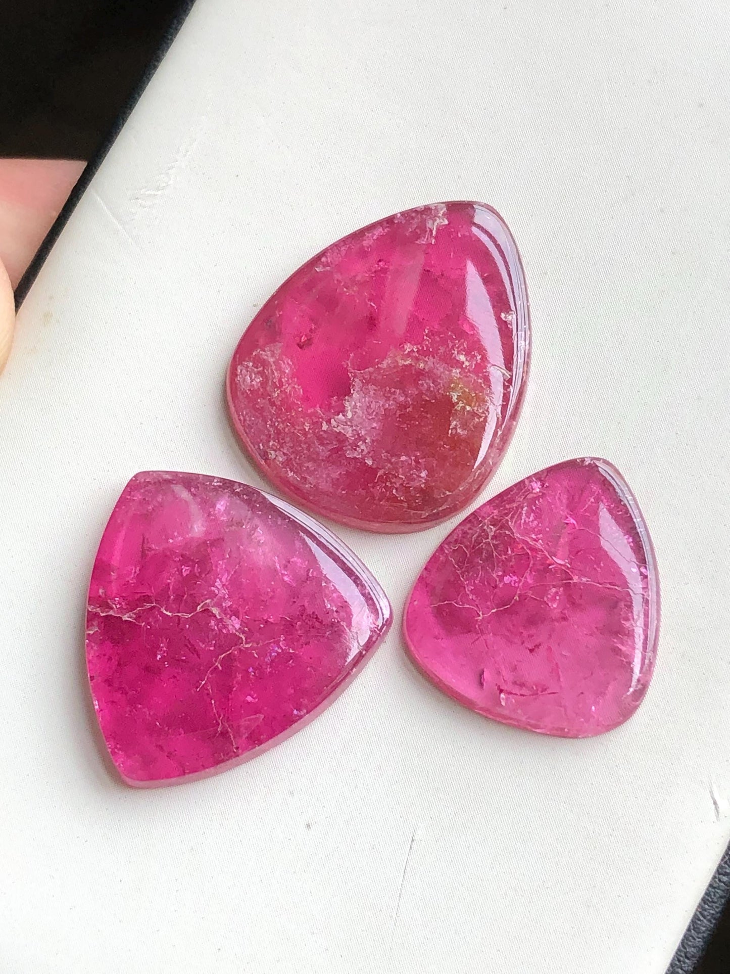 39.70 carats pink tourmaline cabochons lot origin Afghanistan kunar mines