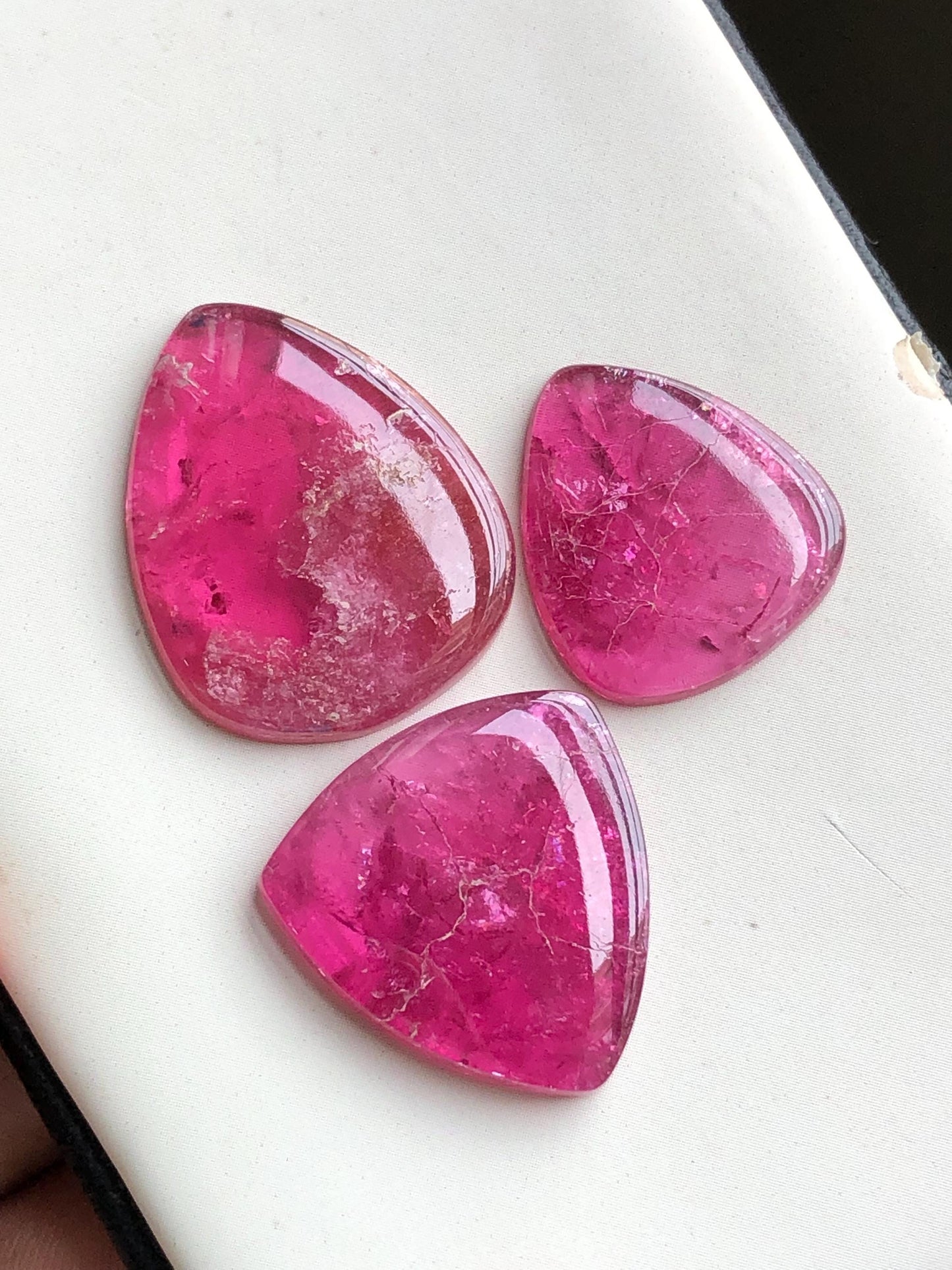 39.70 carats pink tourmaline cabochons lot origin Afghanistan kunar mines