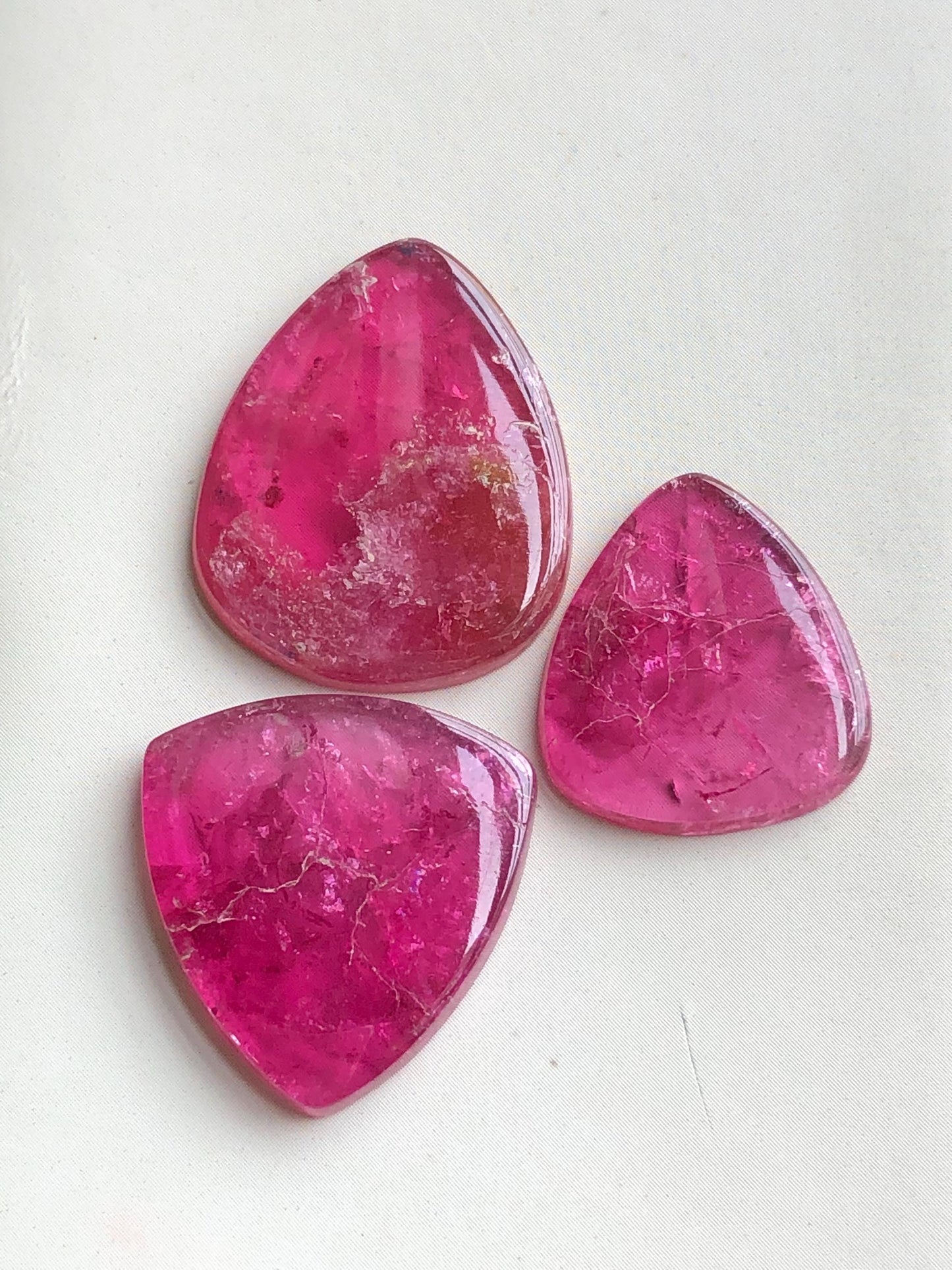 39.70 carats pink tourmaline cabochons lot origin Afghanistan kunar mines