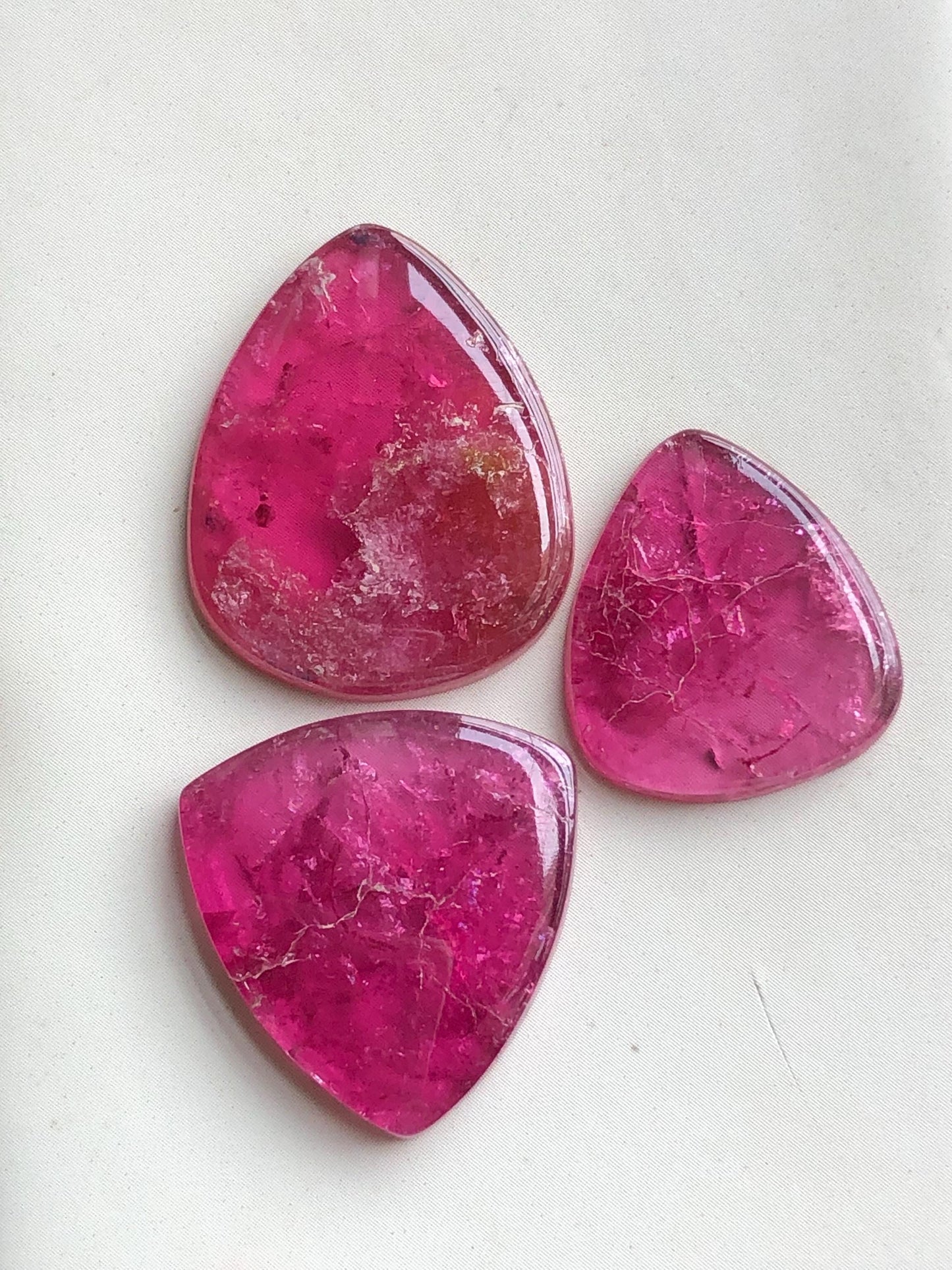 39.70 carats pink tourmaline cabochons lot origin Afghanistan kunar mines