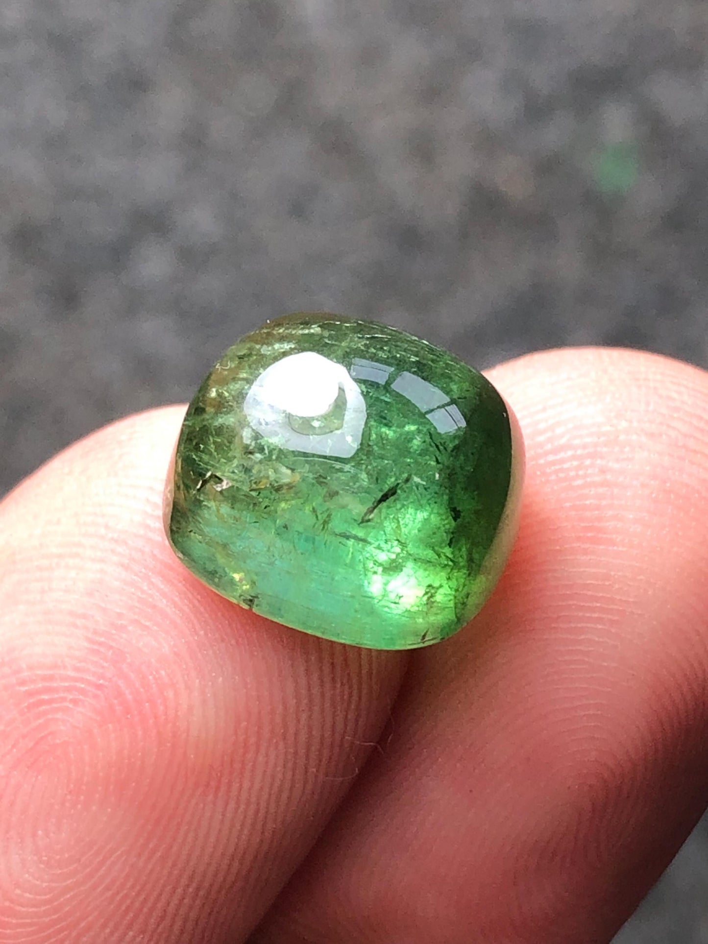 9.15 carat tourmaline cabochon origin Afghanistan kunar mines