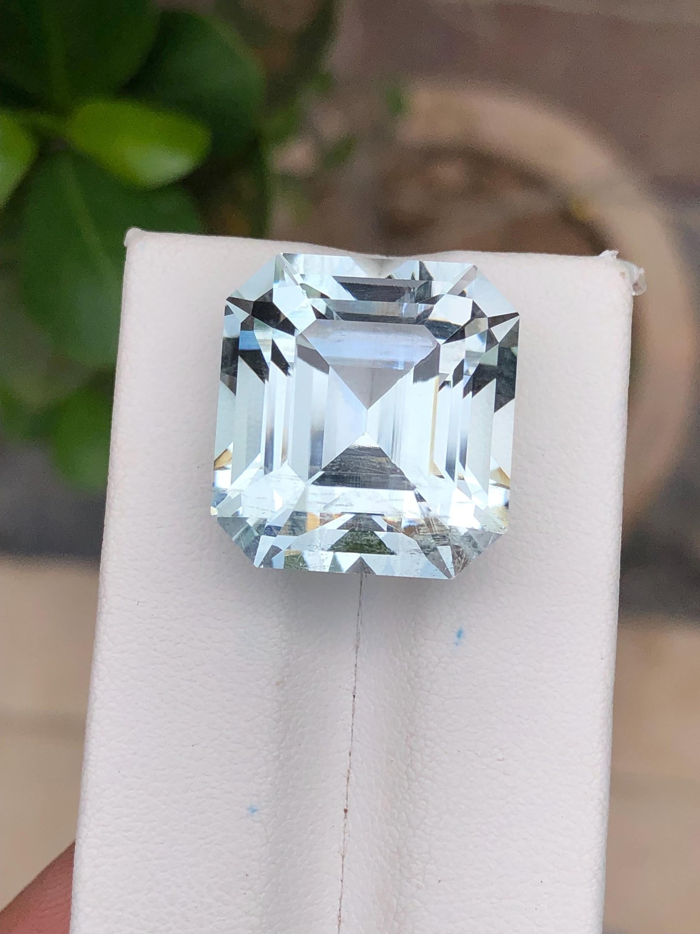 33 ct faceted aquamarine dimension:19*19*15mm