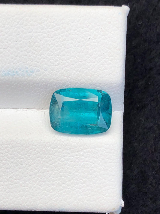 3 ct faceted blue tourmaline dimension:10*8*5mm