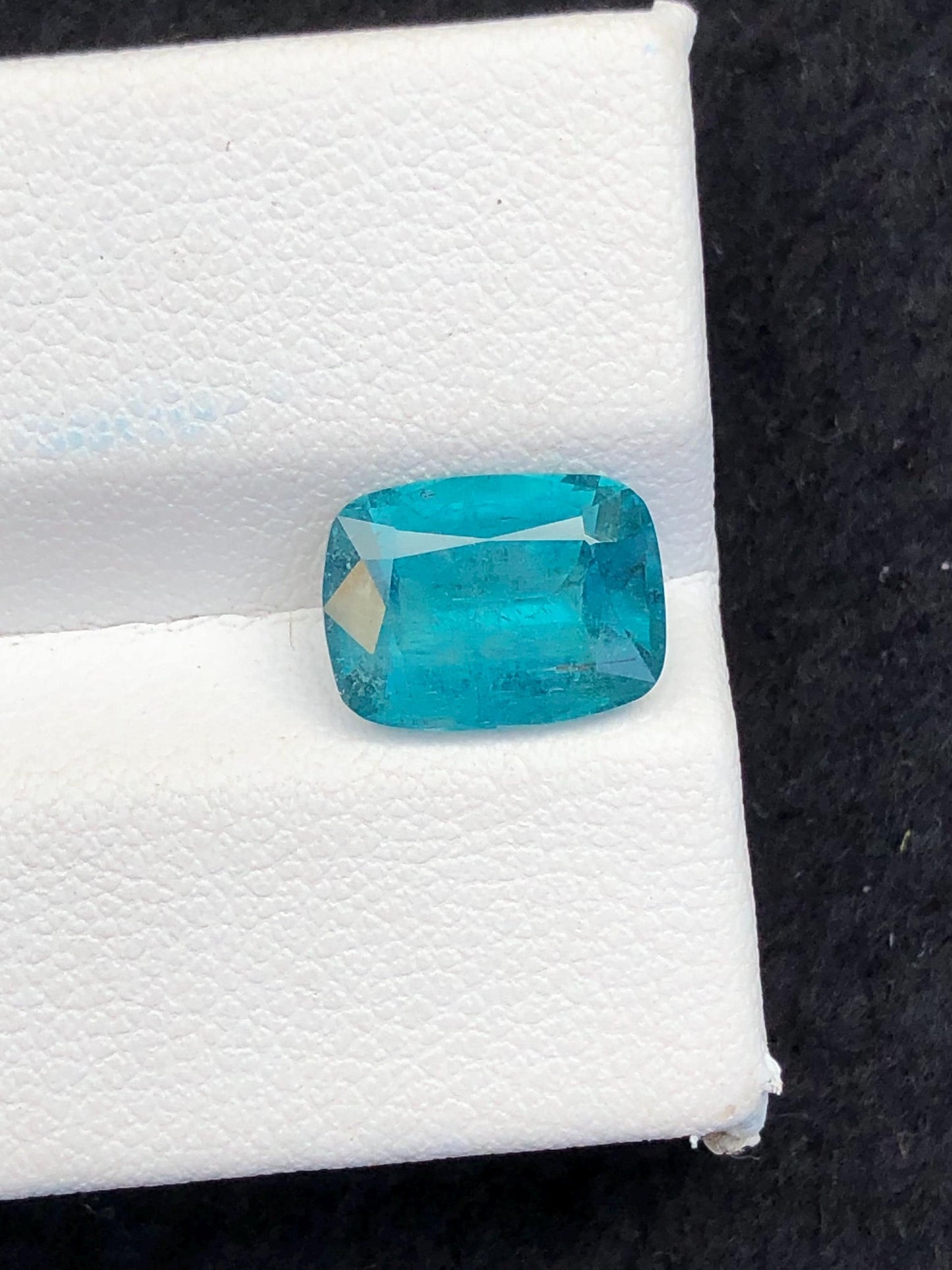 3 ct faceted blue tourmaline dimension:10*8*5mm