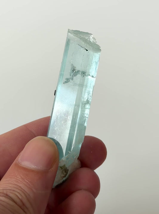 Blue Aquamarine Crystal Specimen 38.11g – Shigar Pakistan Natural Beryl