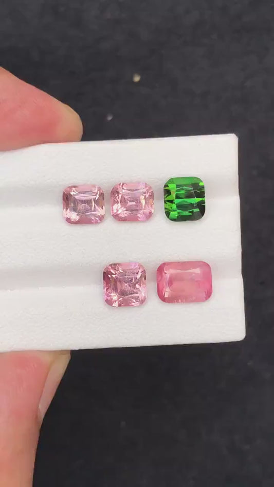 Natural tourmalines 8.60 carats