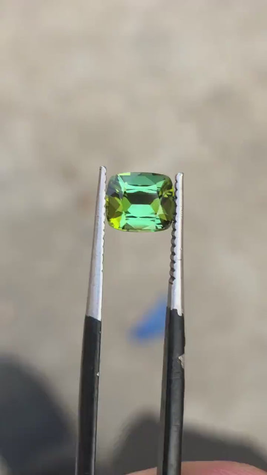 Green tourmaline 1.35 carat