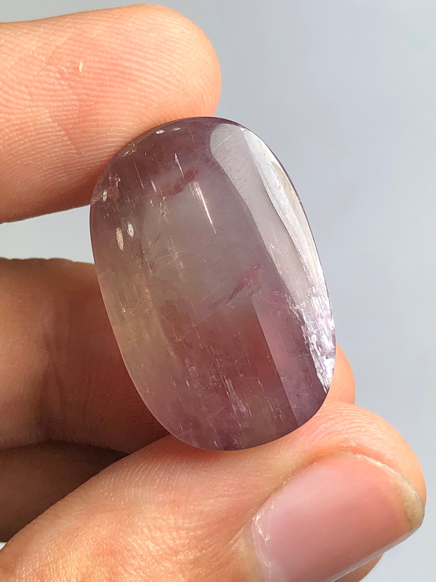 51.70 carat rare daispore cabochon origin Afghanistan Goshta ragha mine dimension:25*17*12mm