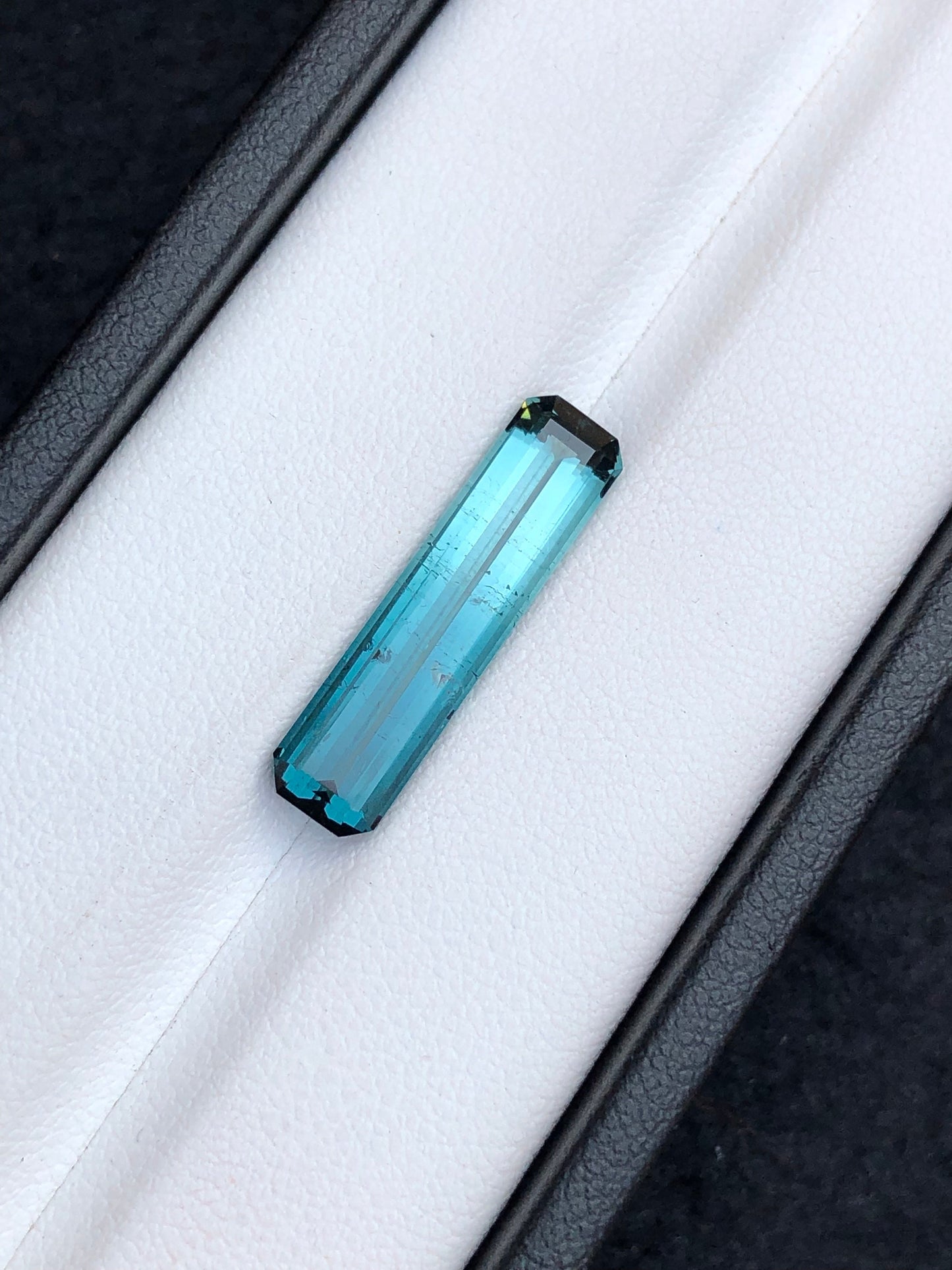 5.50 carat stunning natural blue tourmaline origin Afghanistan 23*6*4.5mm