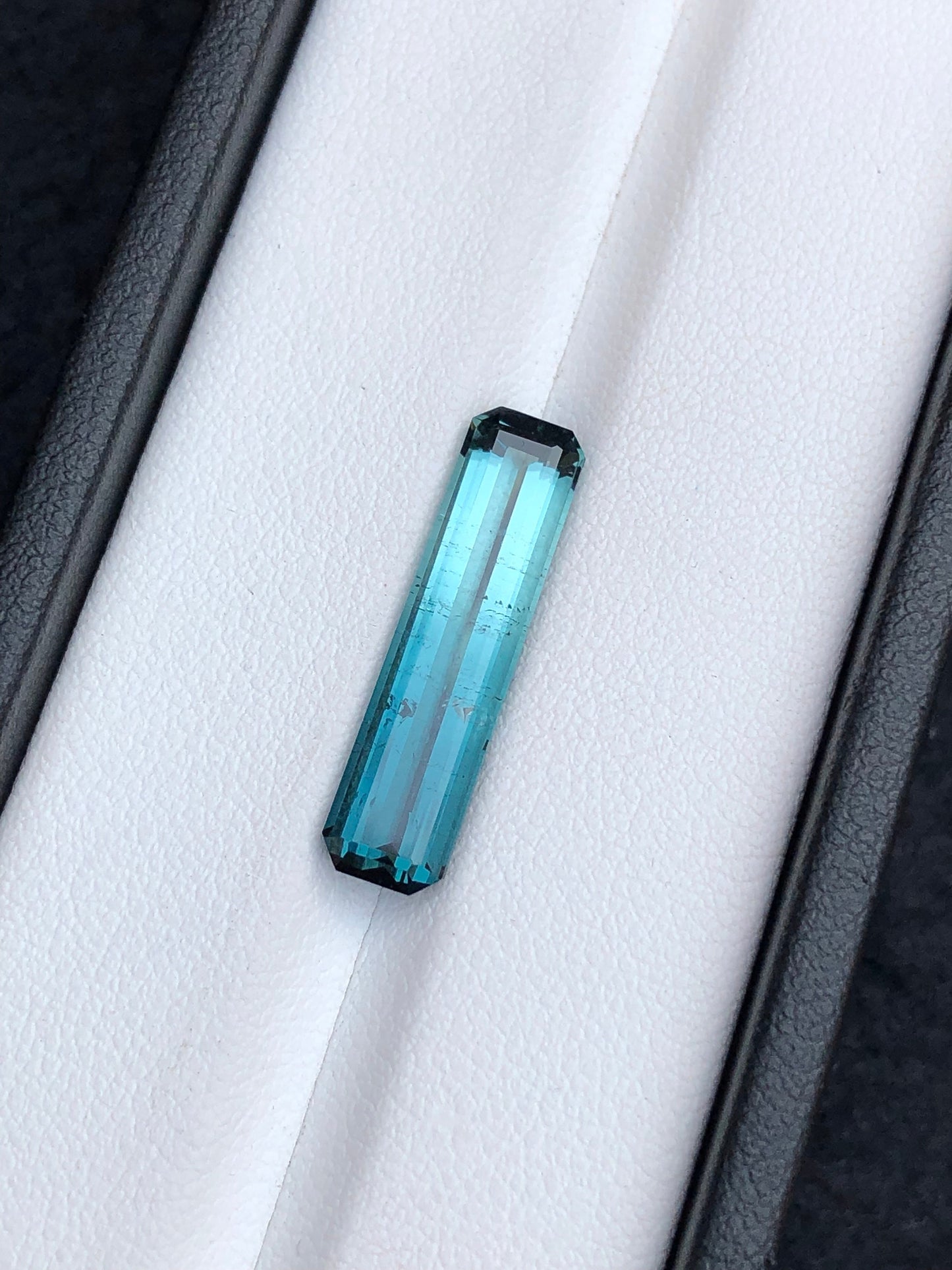 5.50 carat stunning natural blue tourmaline origin Afghanistan 23*6*4.5mm