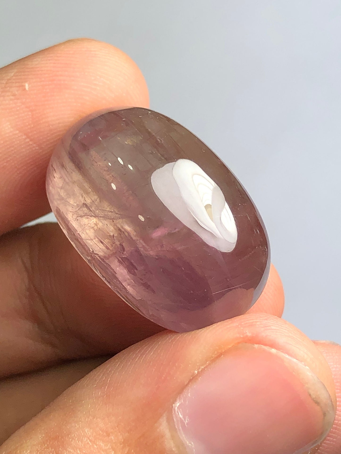 51.70 carat rare daispore cabochon origin Afghanistan Goshta ragha mine dimension:25*17*12mm