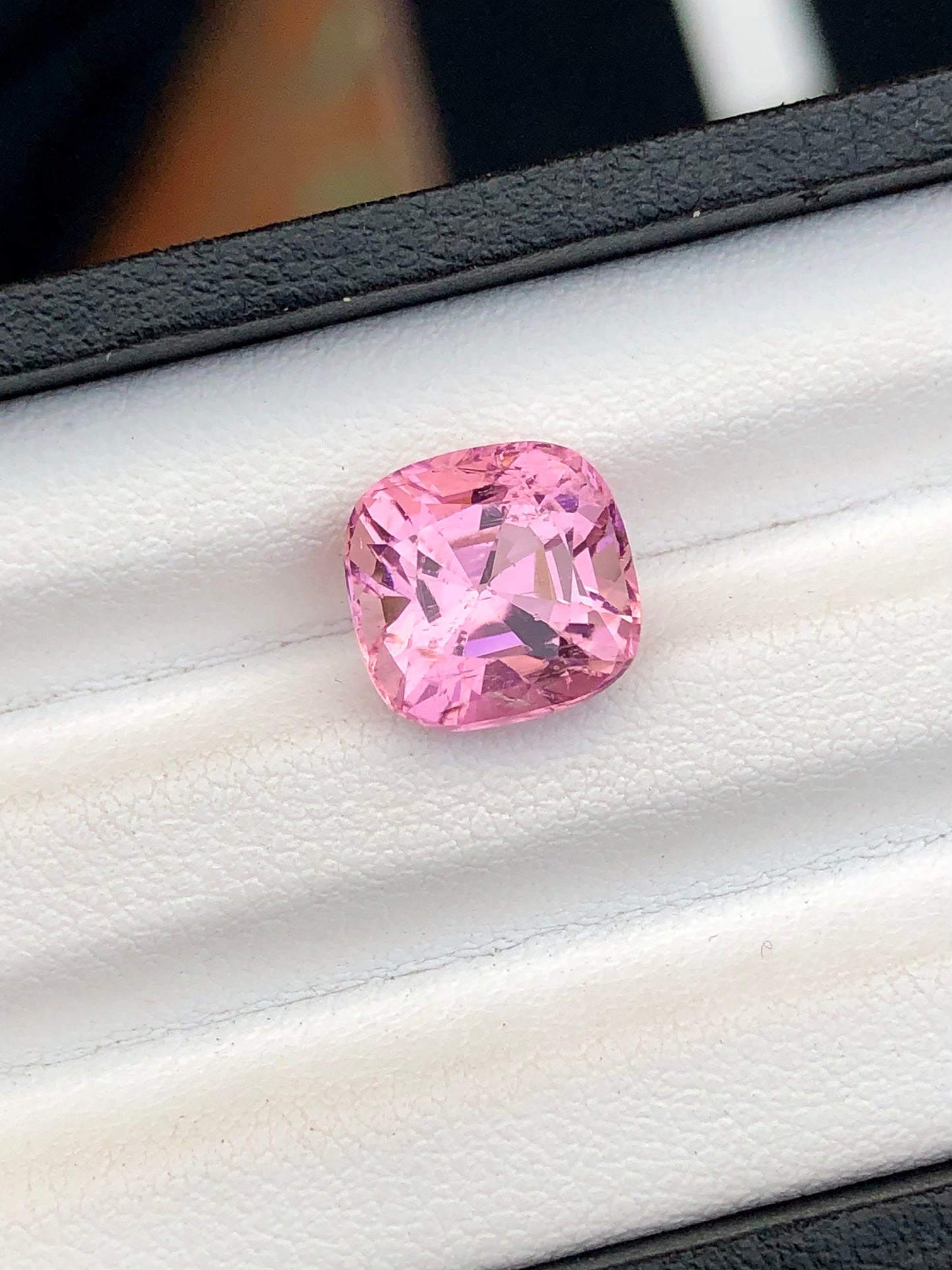 Baby pink tourmaline 4.70 carat origin Afghanistan natural