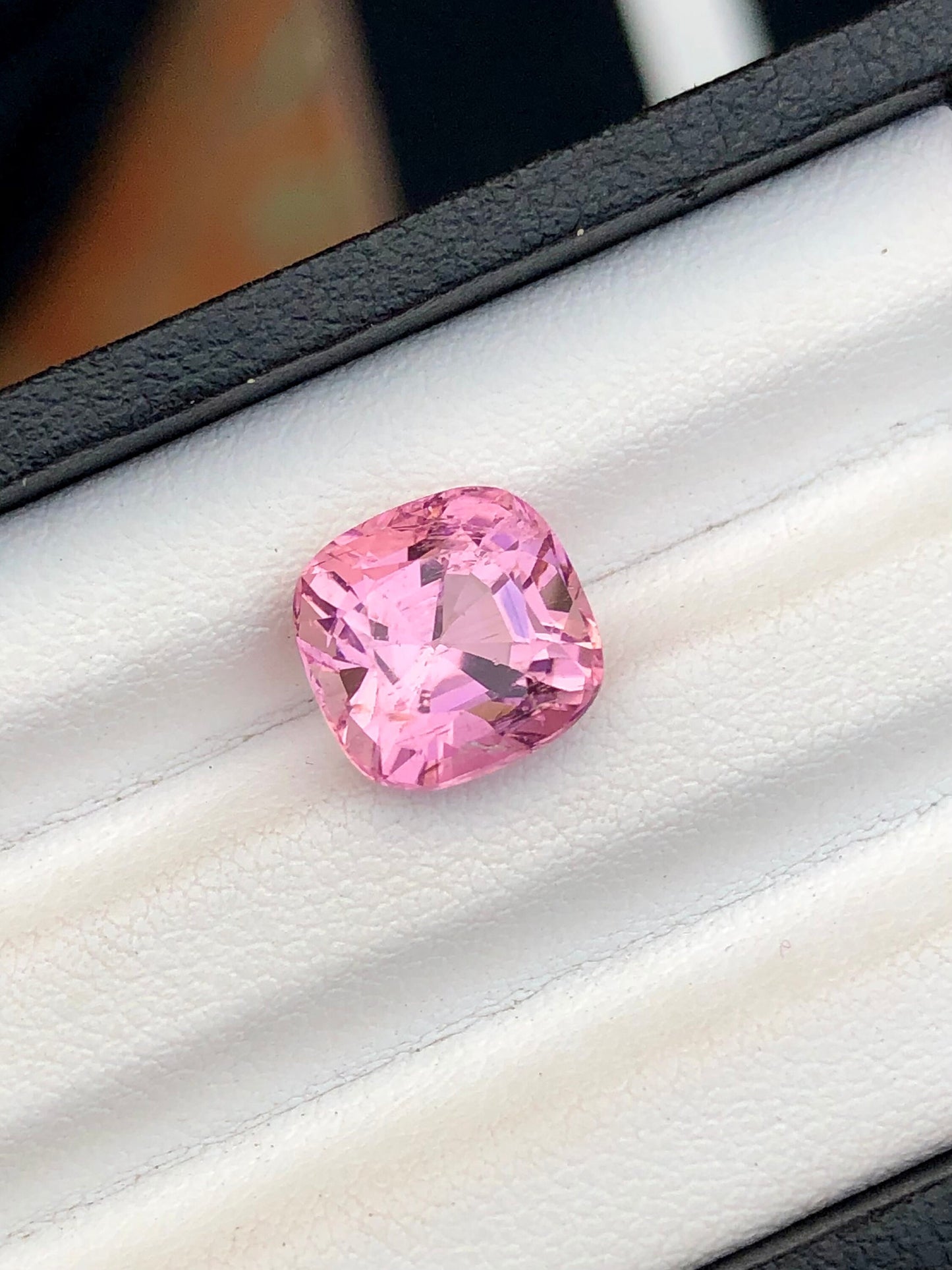 Baby pink tourmaline 4.70 carat origin Afghanistan natural