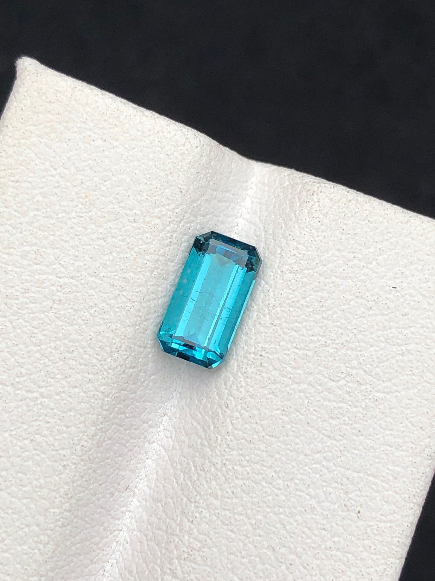 Blue tourmaline natural 1.20 carat origin Afghanistan