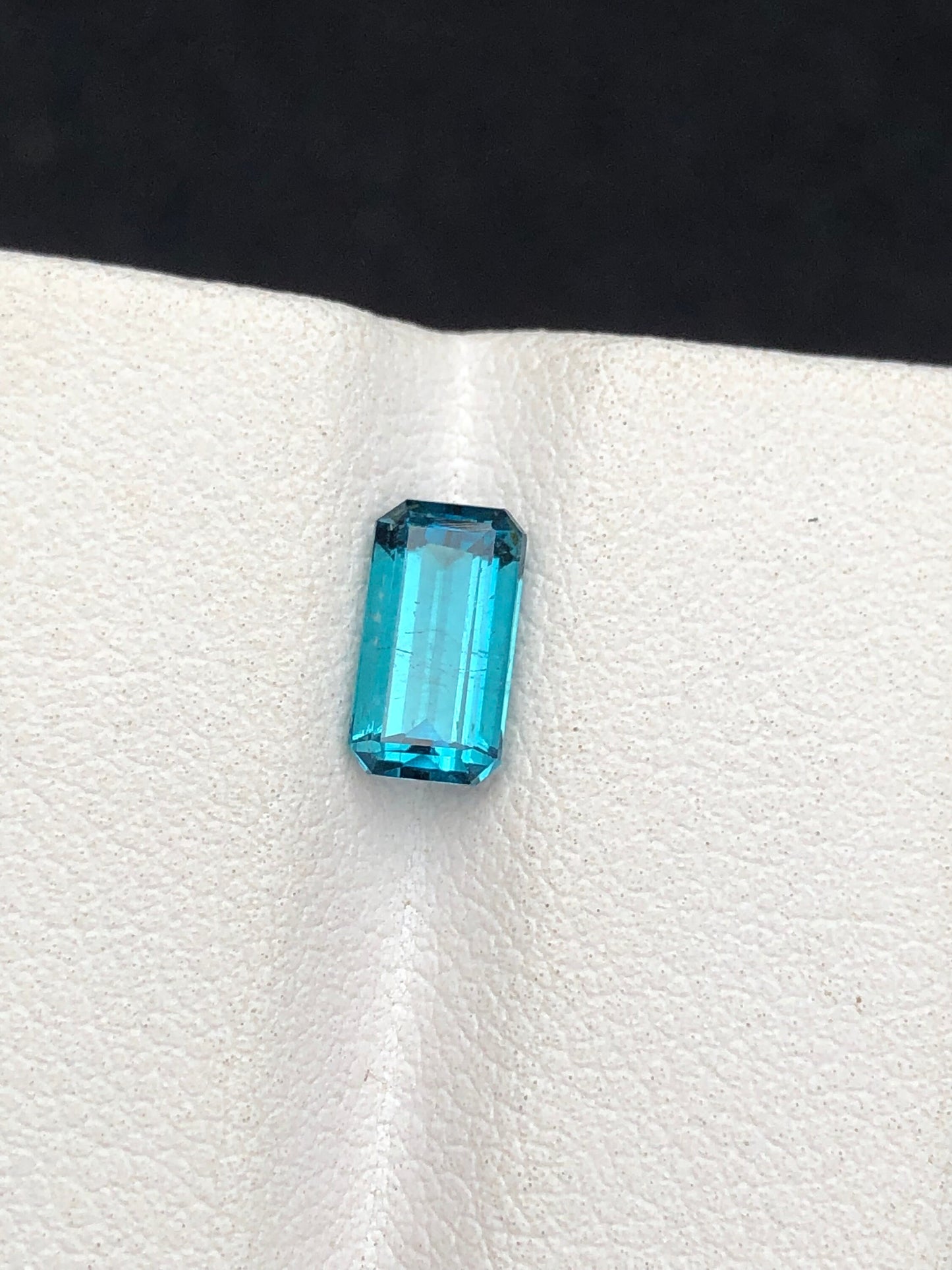 Blue tourmaline natural 1.20 carat origin Afghanistan