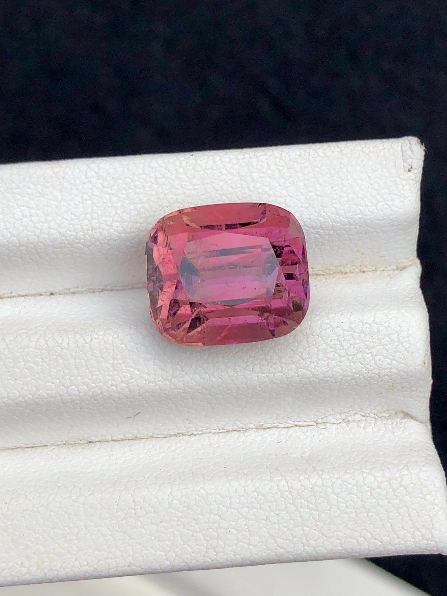 Pink tourmaline 10.30 carat cushion cut natural from Afghanistan