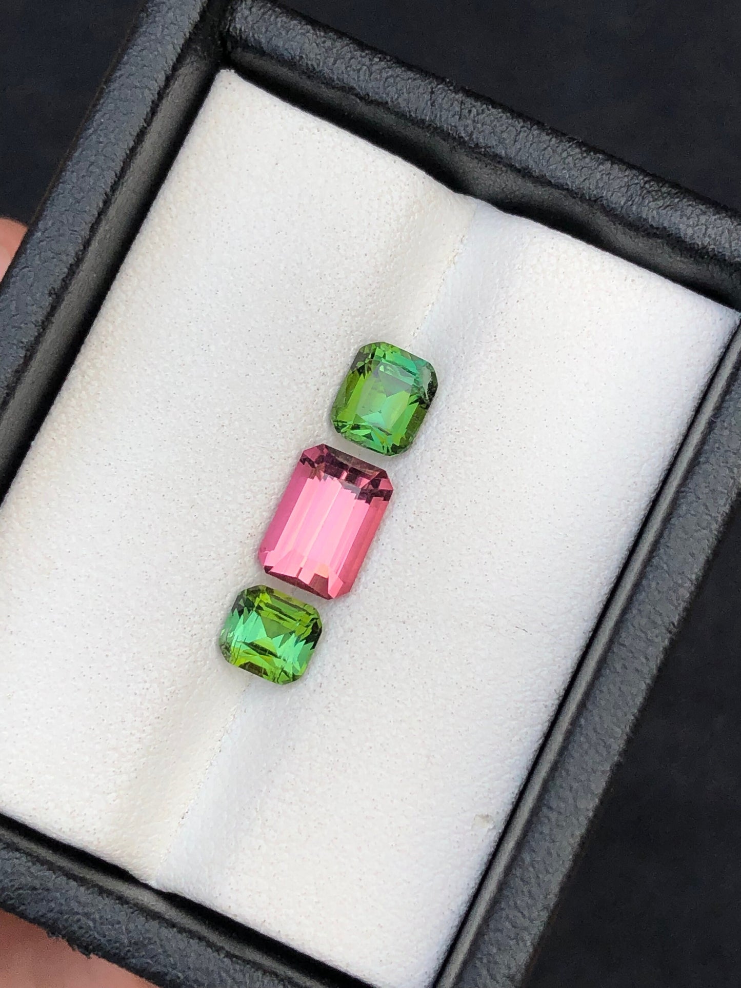 Pink and green tourmalines 3.25 carats natural from Afghanistan kunar perfect for jewellery