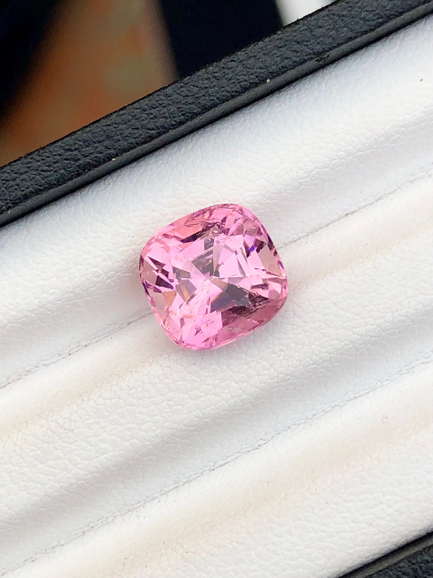 Baby pink tourmaline 4.70 carat origin Afghanistan natural