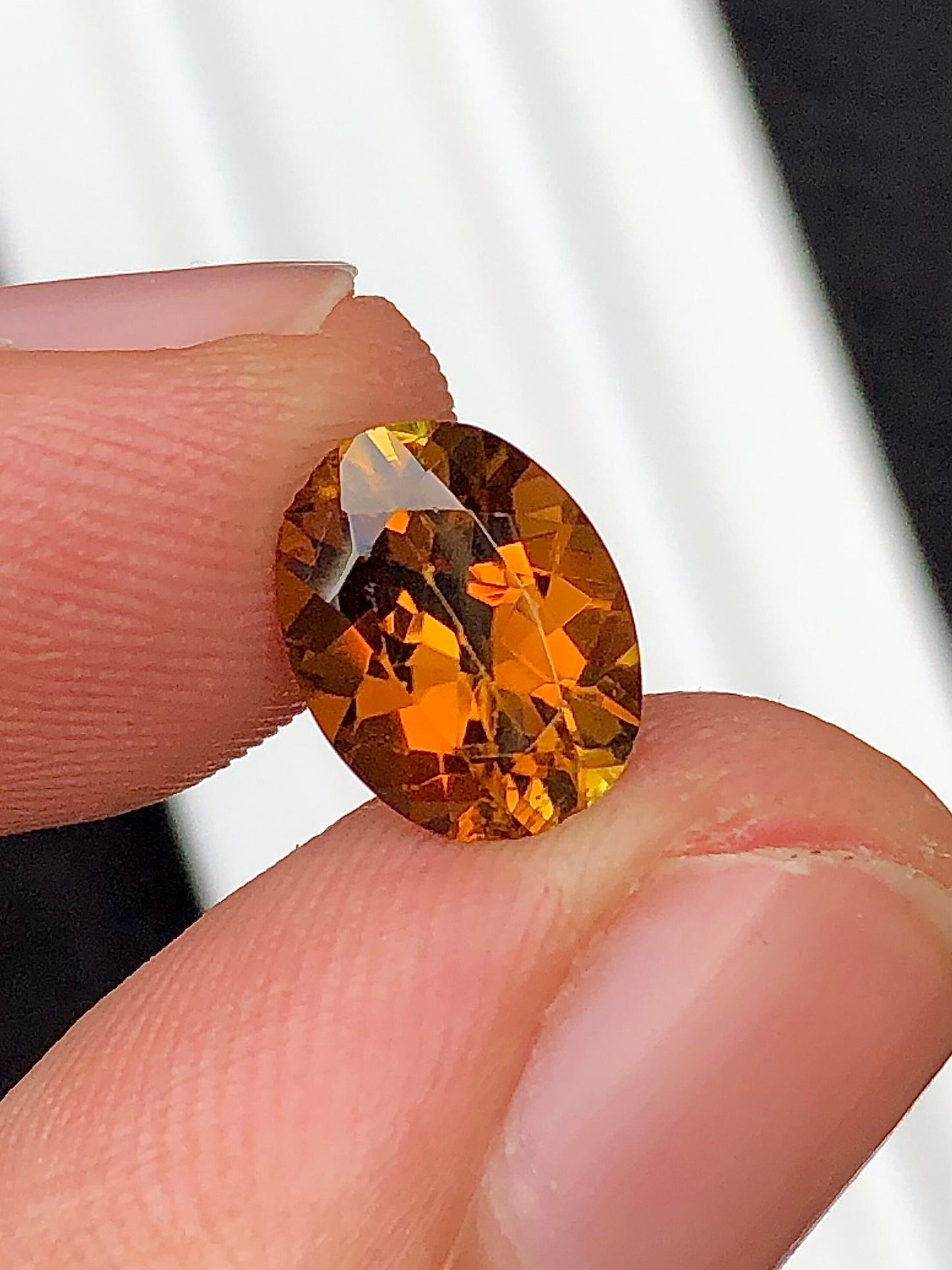Peach tourmaline 2.25 carat natural origin Afghanistan