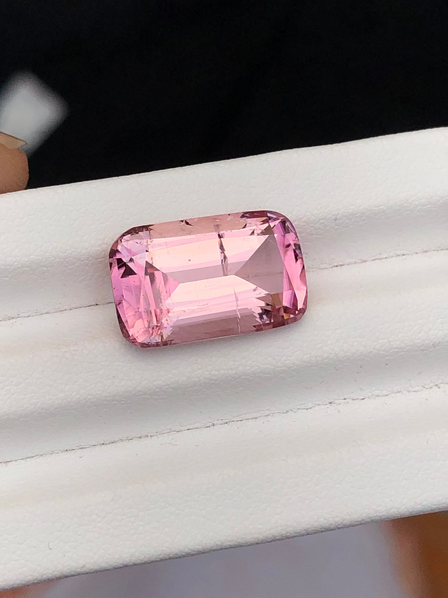 Baby pink tourmaline 11 carat origin Afghanistan