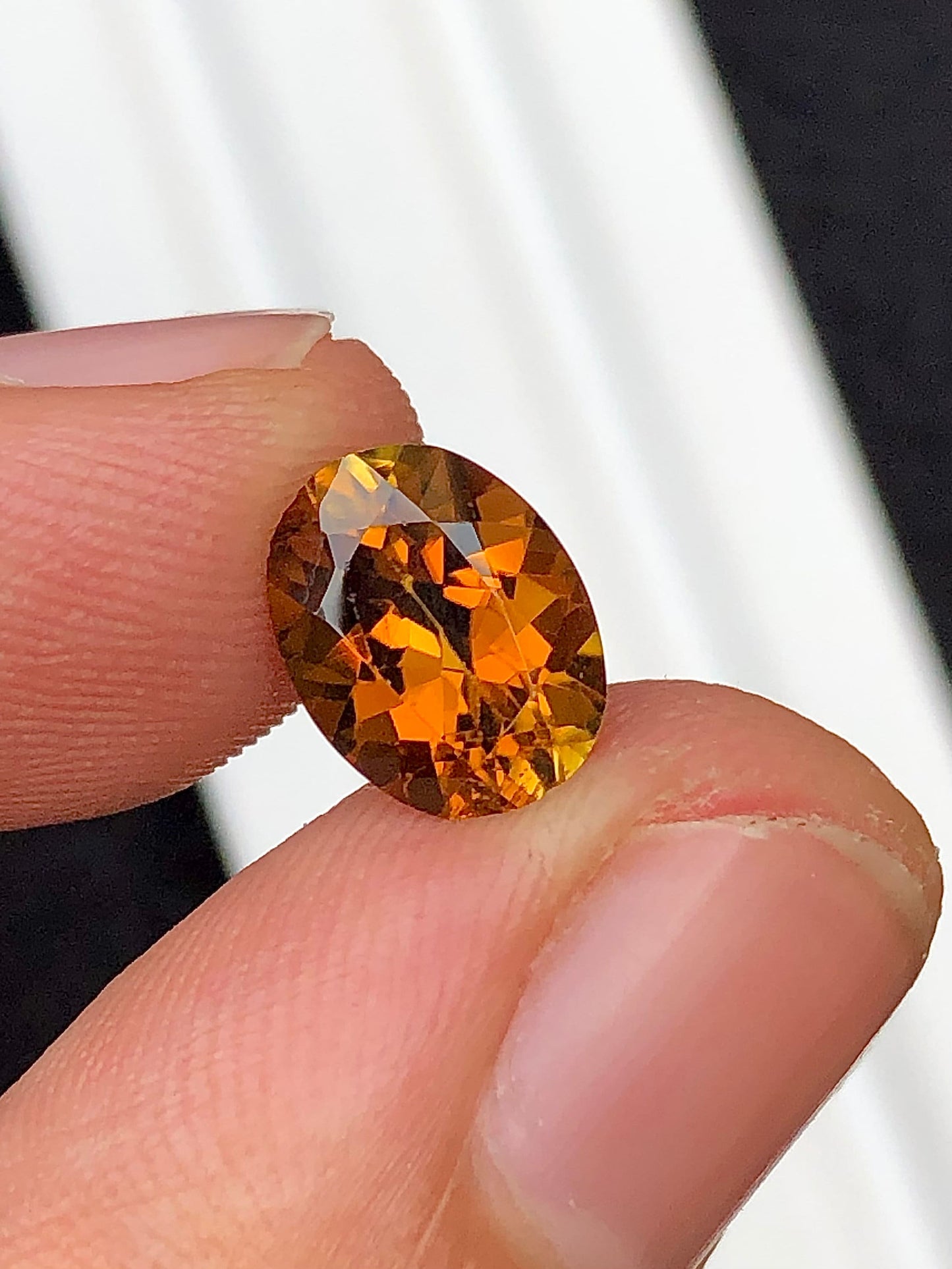 Peach tourmaline 2.25 carat natural origin Afghanistan