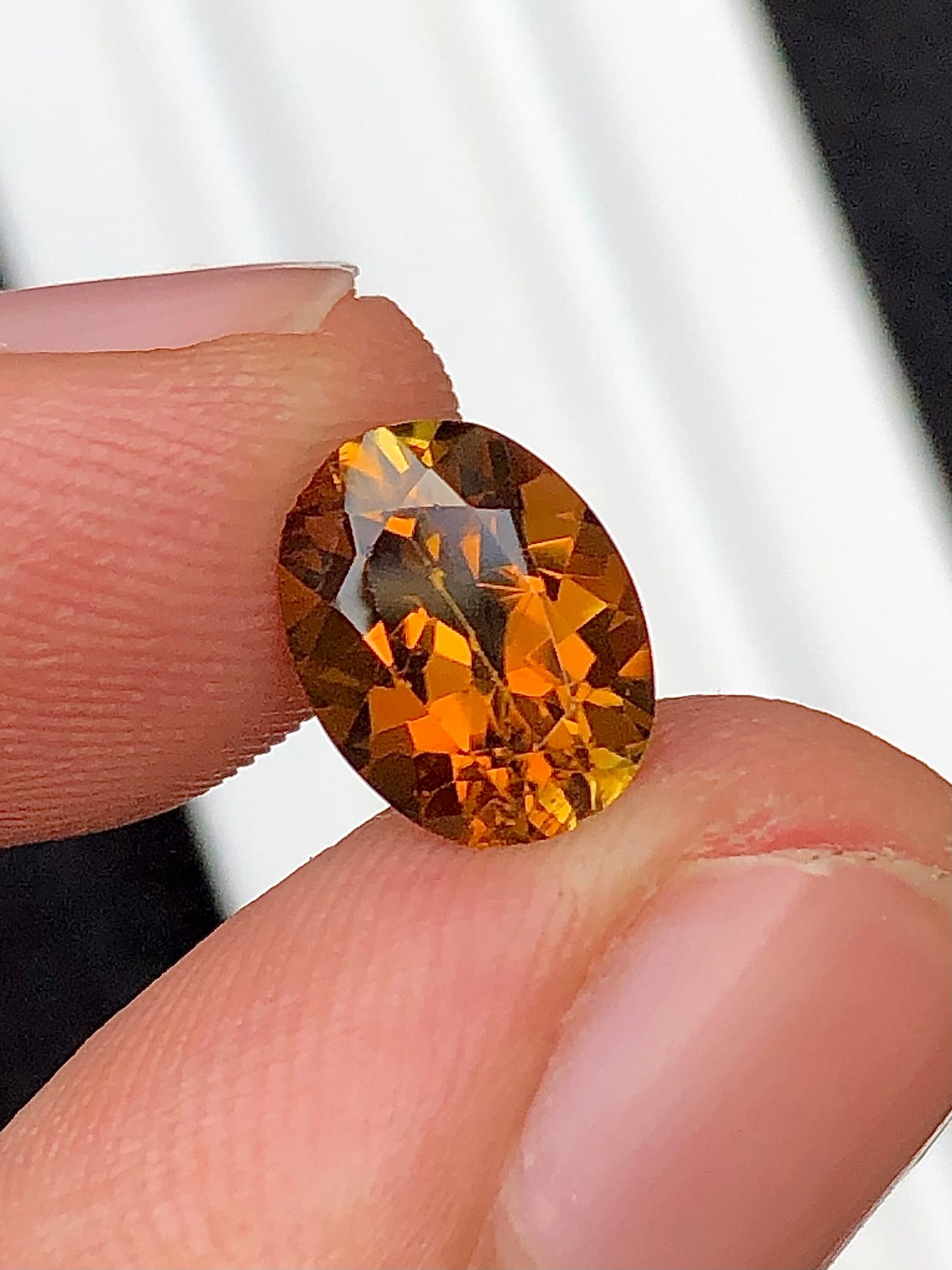 Peach tourmaline 2.25 carat natural origin Afghanistan