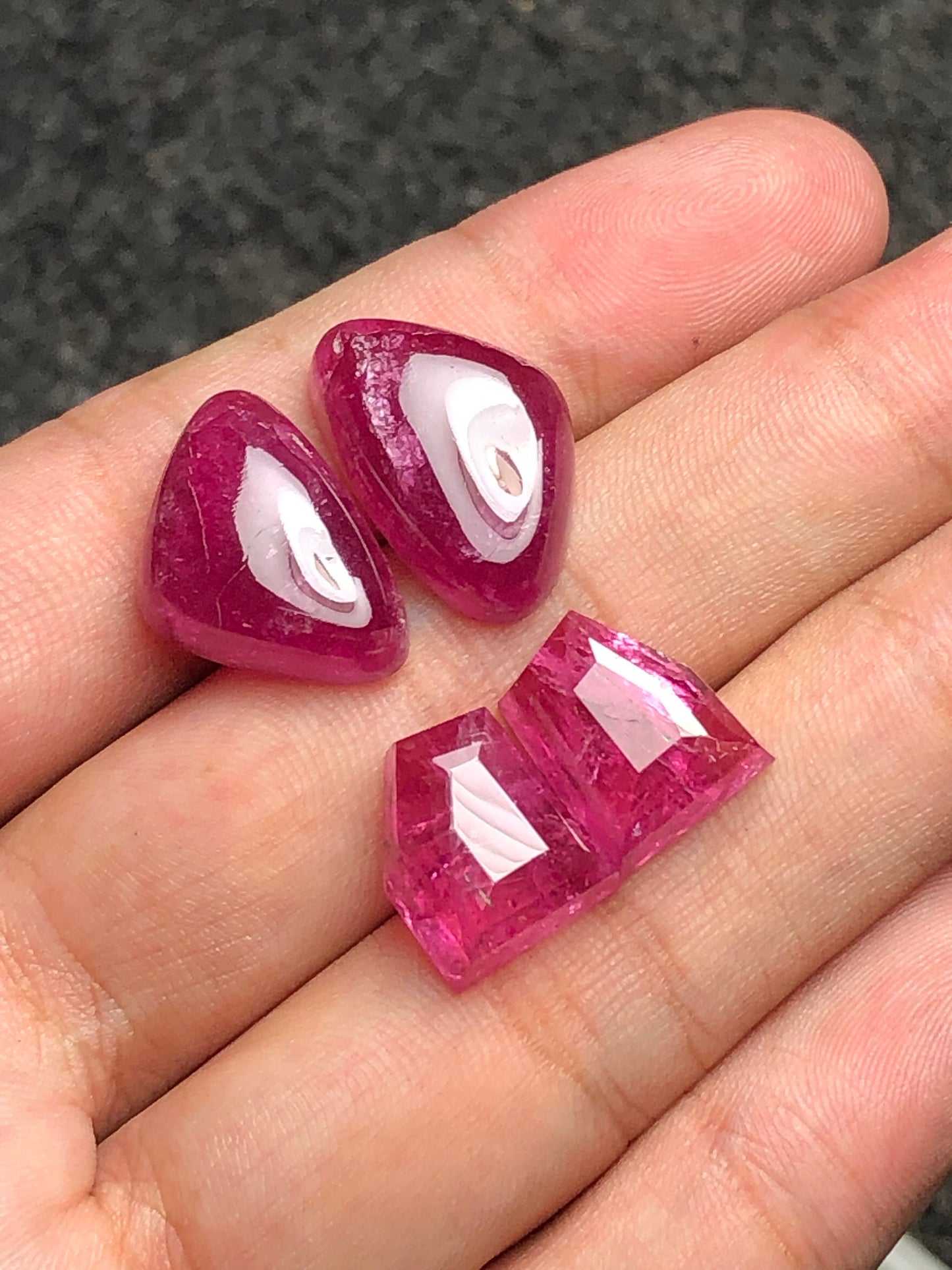 Pink tourmaline pairs 50 carats origin Afghanistan perfect for earrings