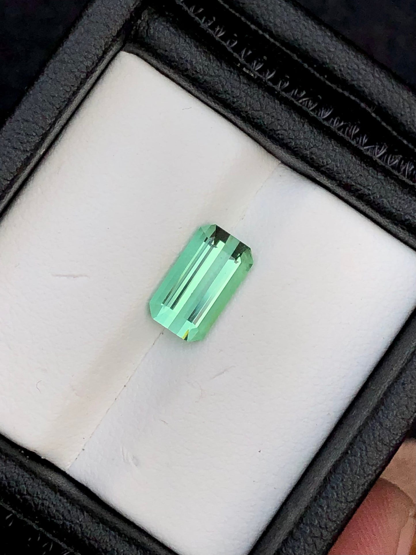 Lagoon tourmaline 1.55 carat loop clean natural