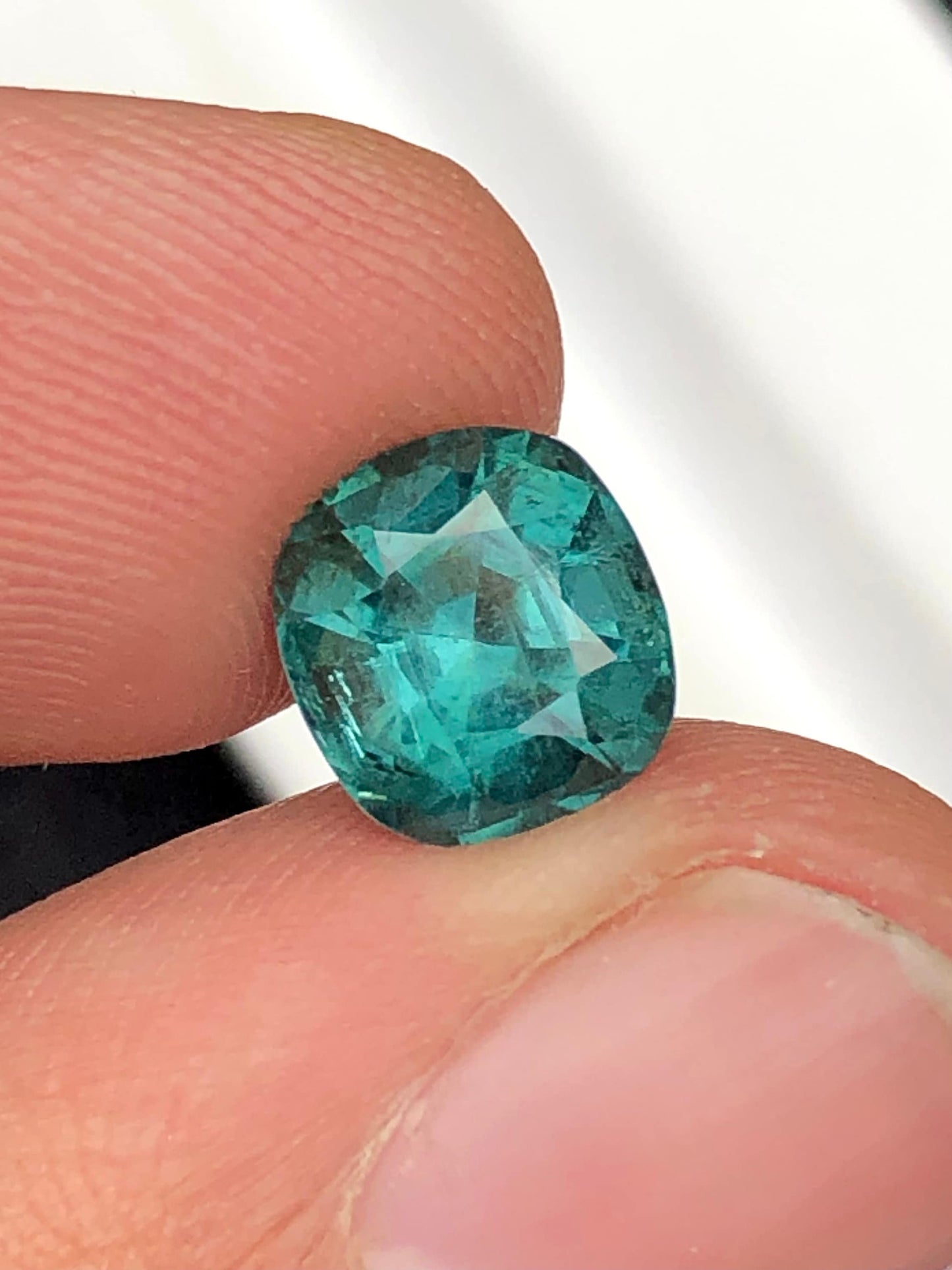 Blue tourmaline 2.30 carat natural origin Afghanistan