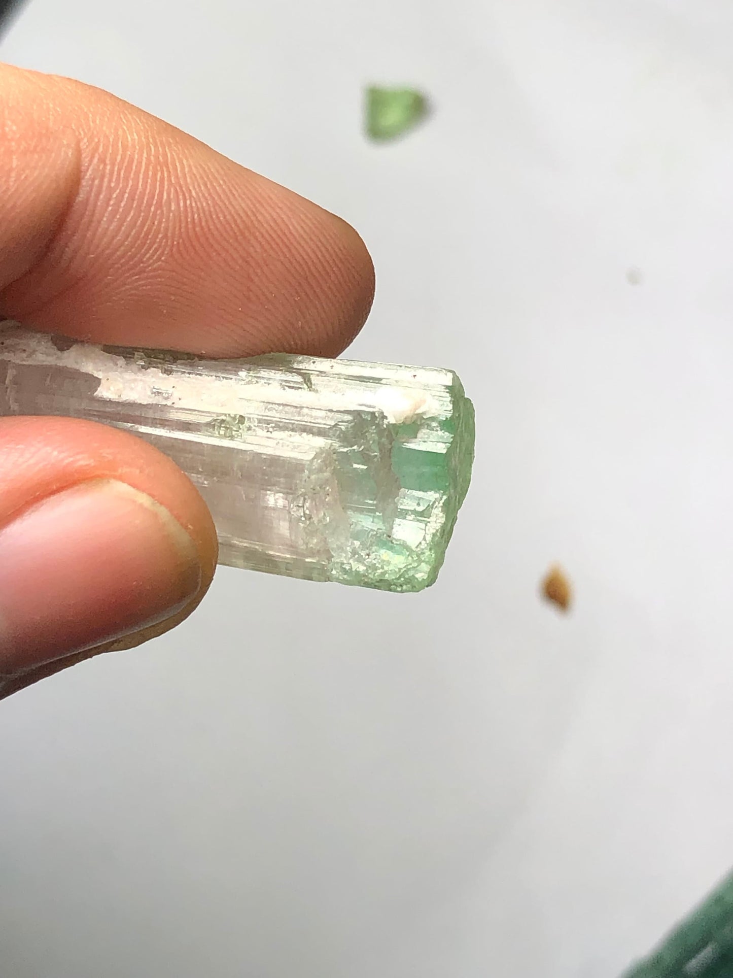 43 grams natural tourmaline crystals