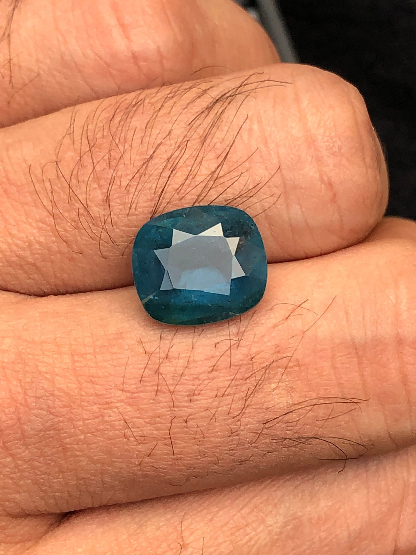 Blue tourmaline 6.30 carat origin Afghanistan