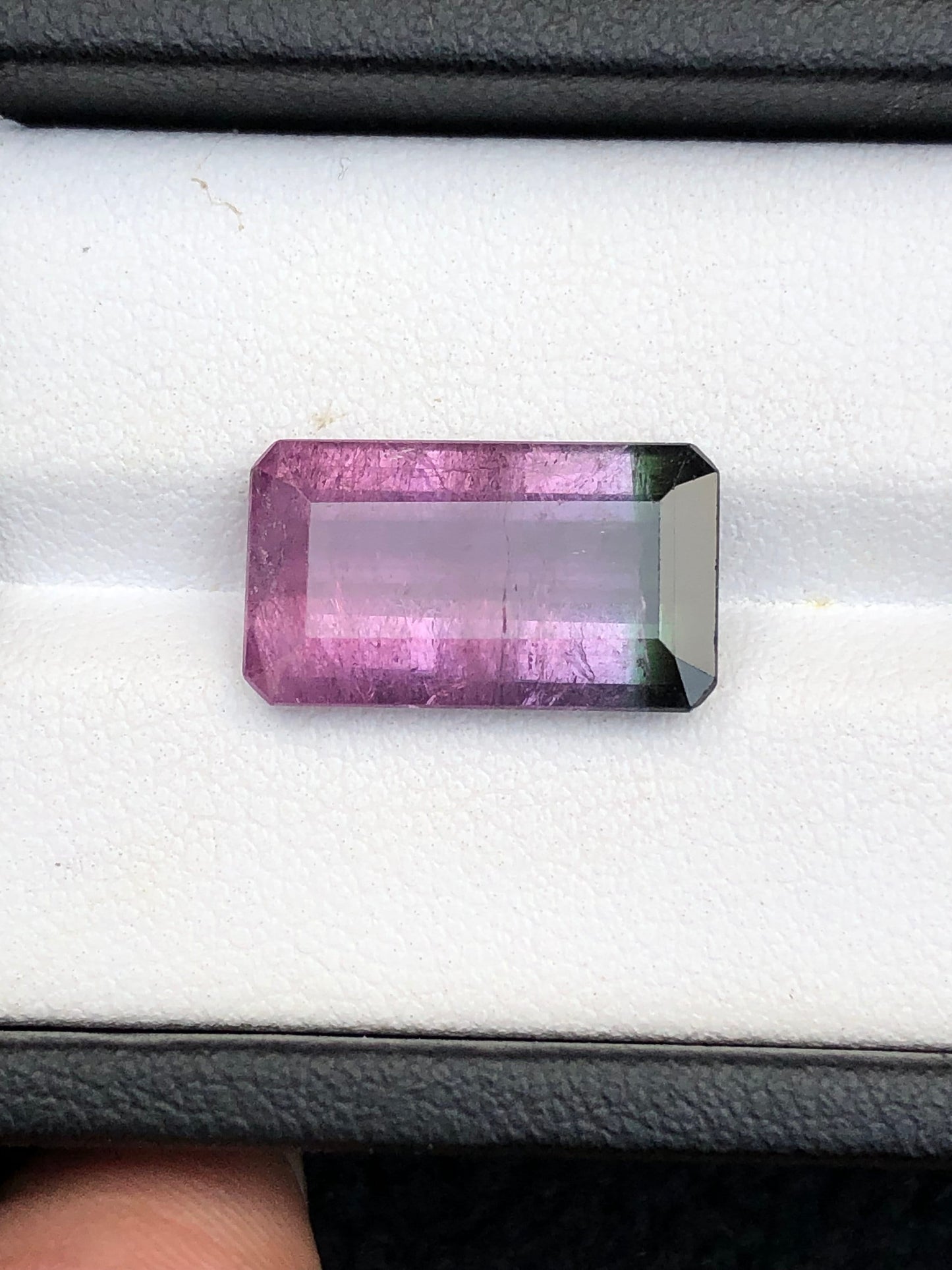 Bi colour tourmaline 7.80 carats