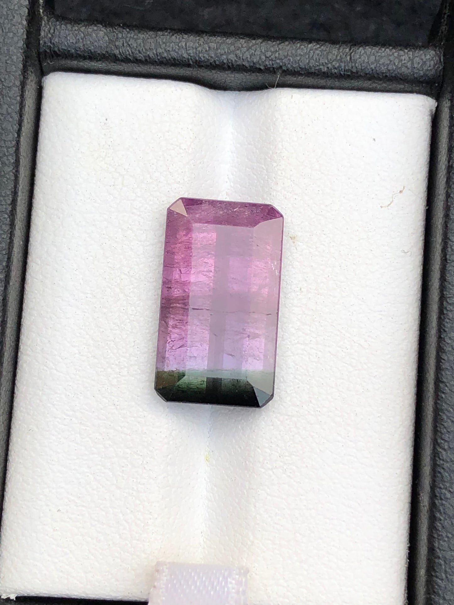 Bi colour tourmaline 7.80 carats