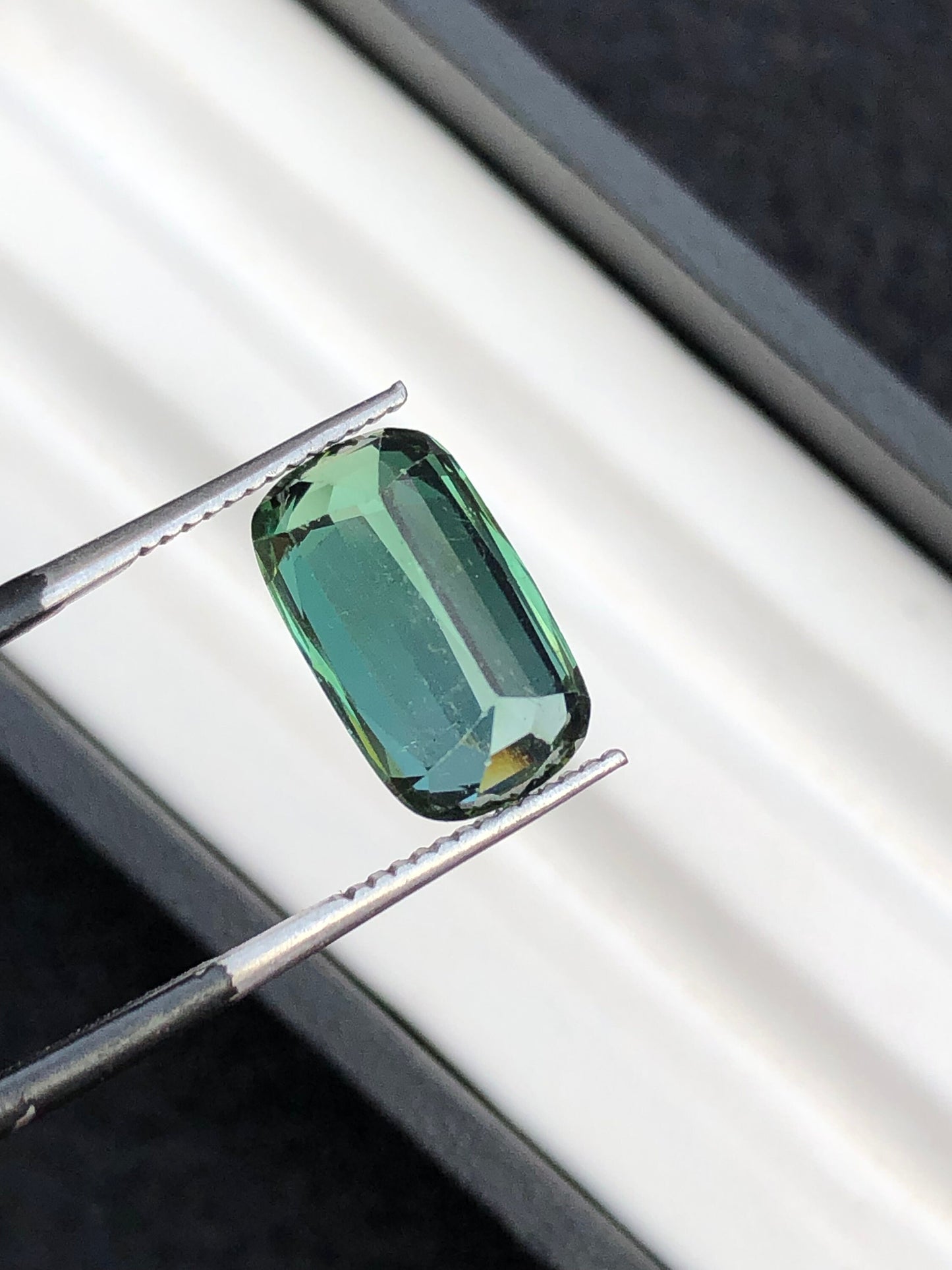 Greenish blue tourmaline 5.30 carat origin Afghanistan