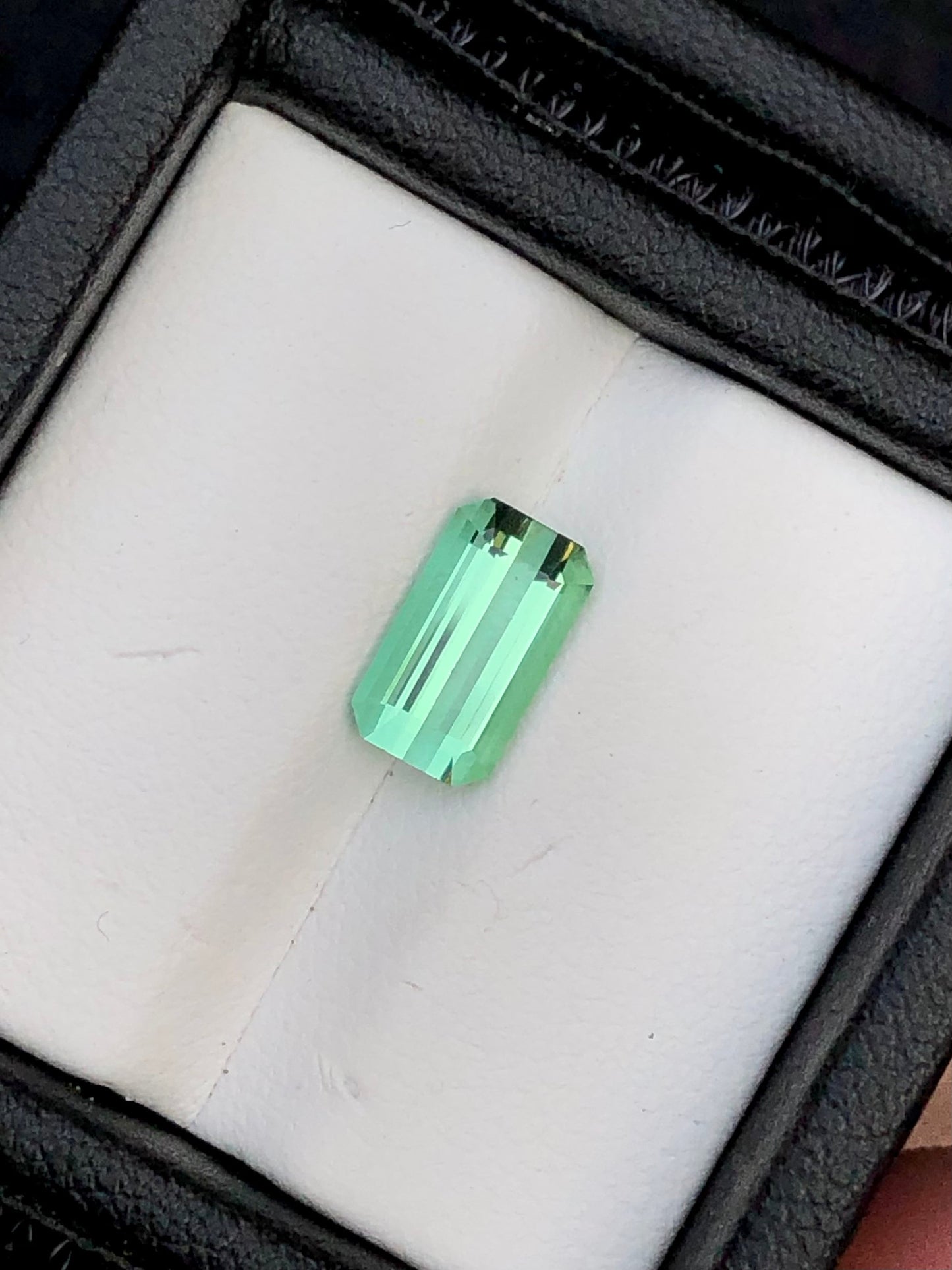 Lagoon tourmaline 1.55 carat loop clean natural