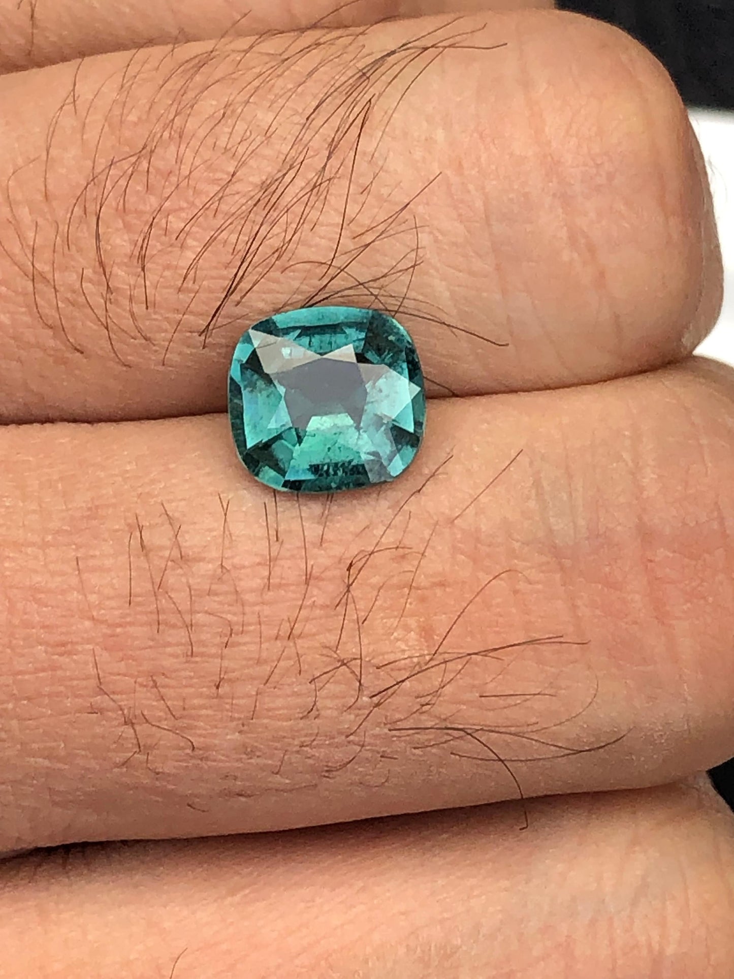 Blue tourmaline 2.55 carat origin Afghanistan