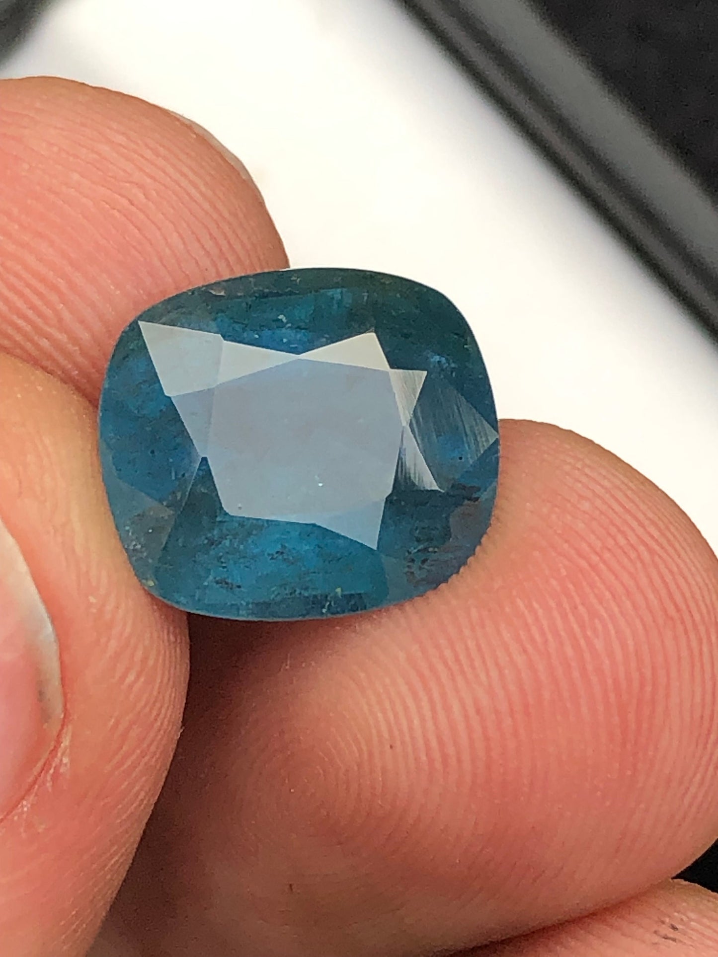 Blue tourmaline 6.30 carat origin Afghanistan